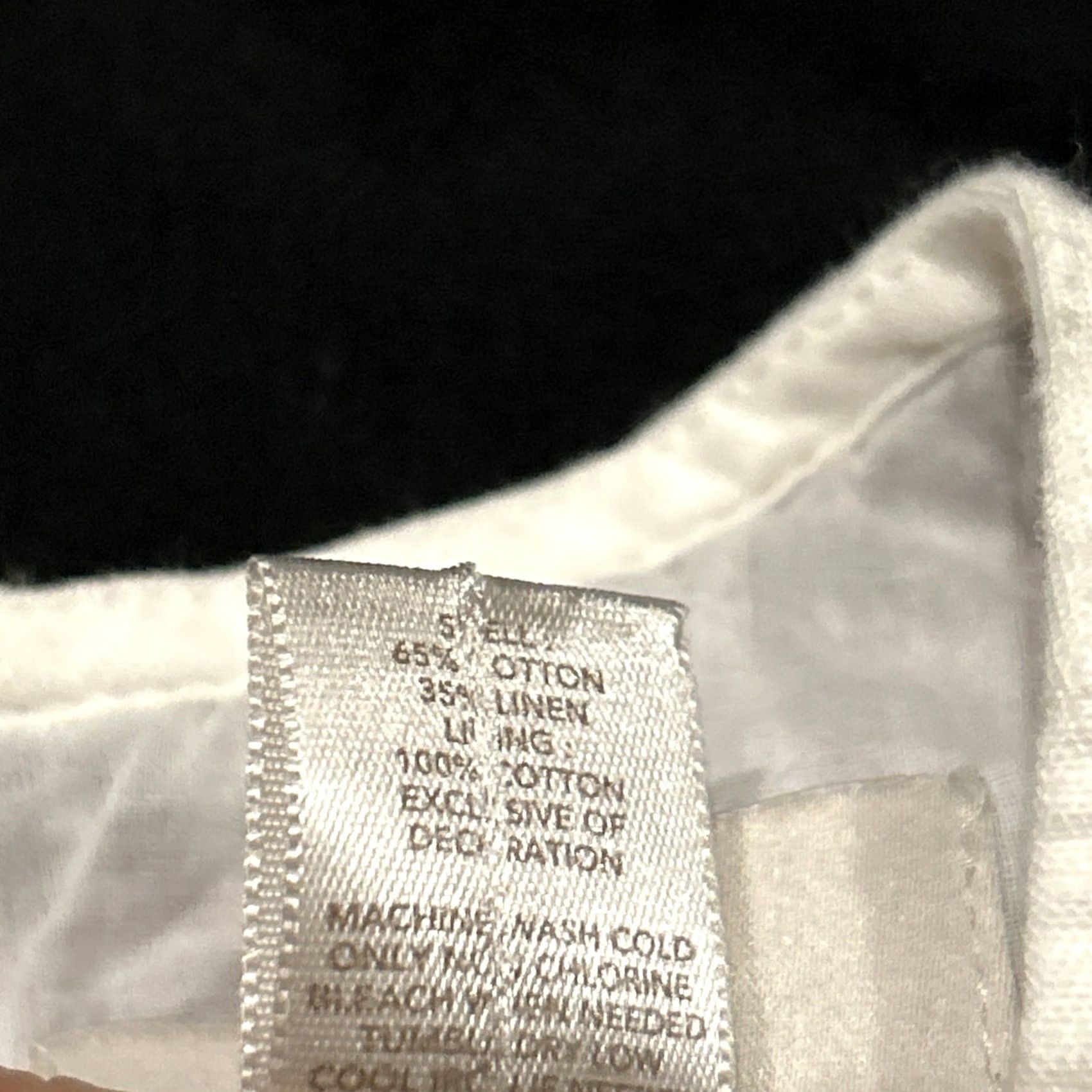 Loft LOFT Women’s S White Sleeveless Lined A-Line Dress Casual Knitted Cotton Blend Knee Length Round Neck Vintage No Size S / US 4 / IT 40 - 3 Thumbnail