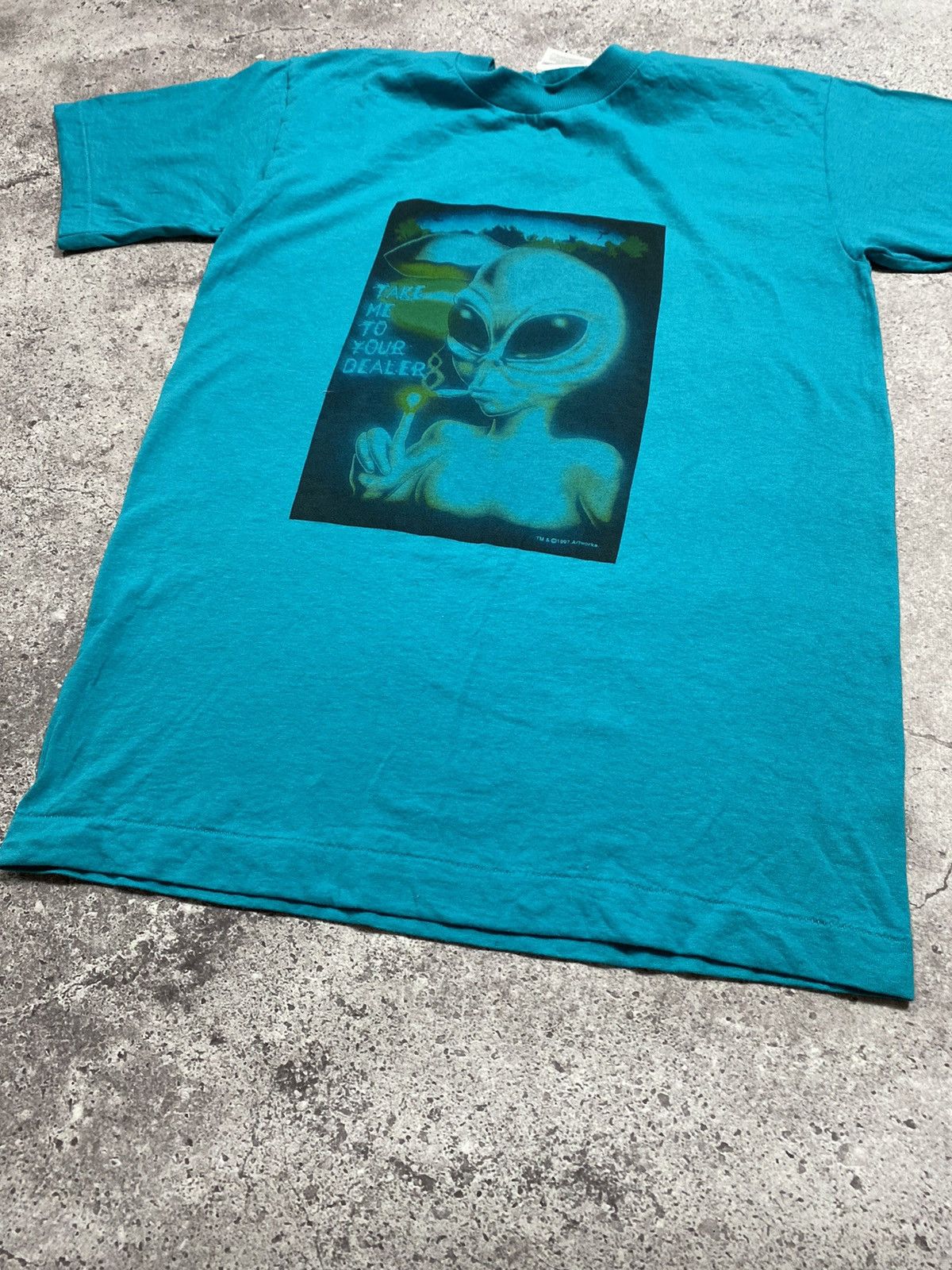 Alien Workshop Vintage 1997 Artworks Alien “Take me your Dealer” Size US S / EU 44-46 / 1 - 9 Thumbnail