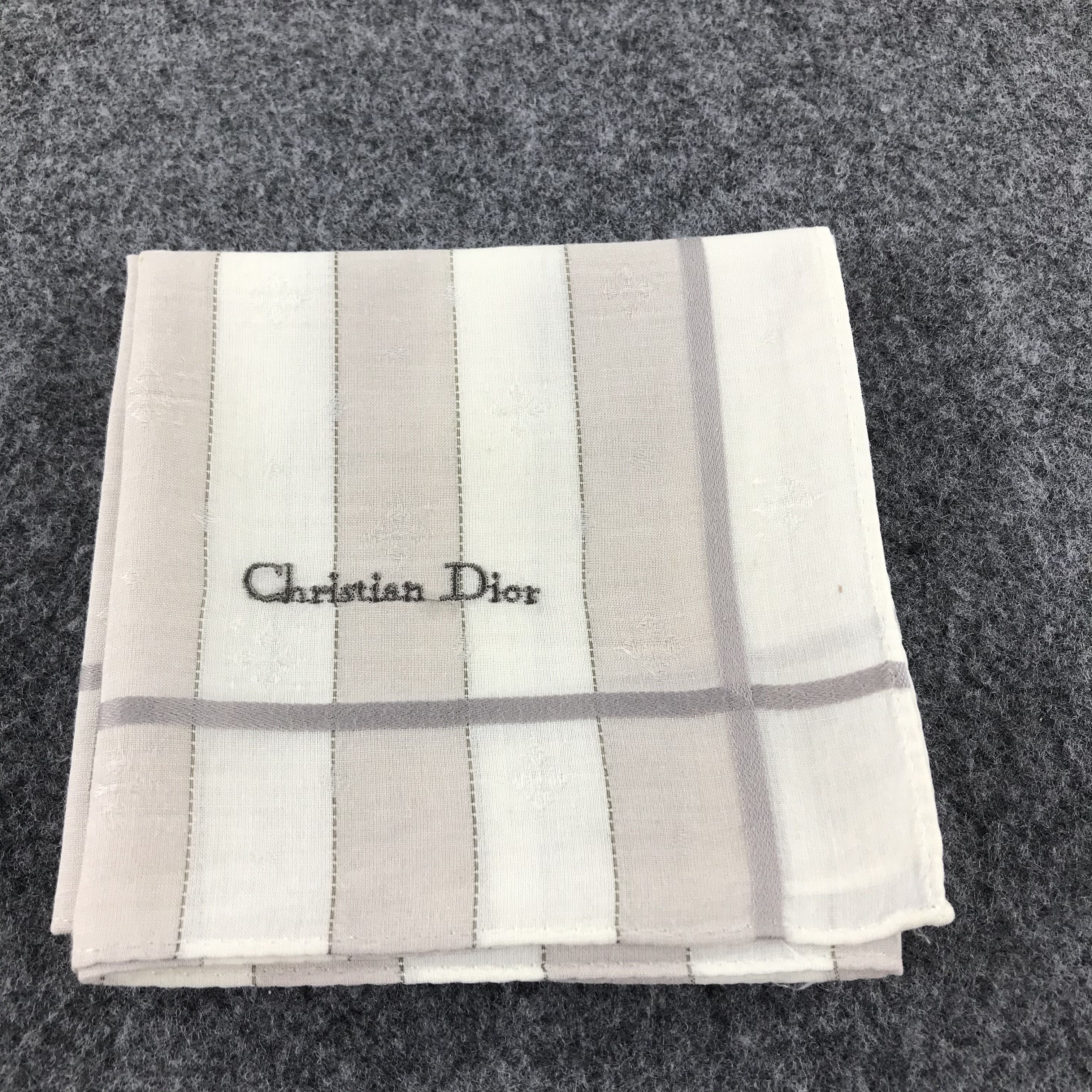 Christian Dior Monsieur Christian Dior Handkerchief Neckerchief Bandana H246 Size ONE SIZE - 9 Thumbnail