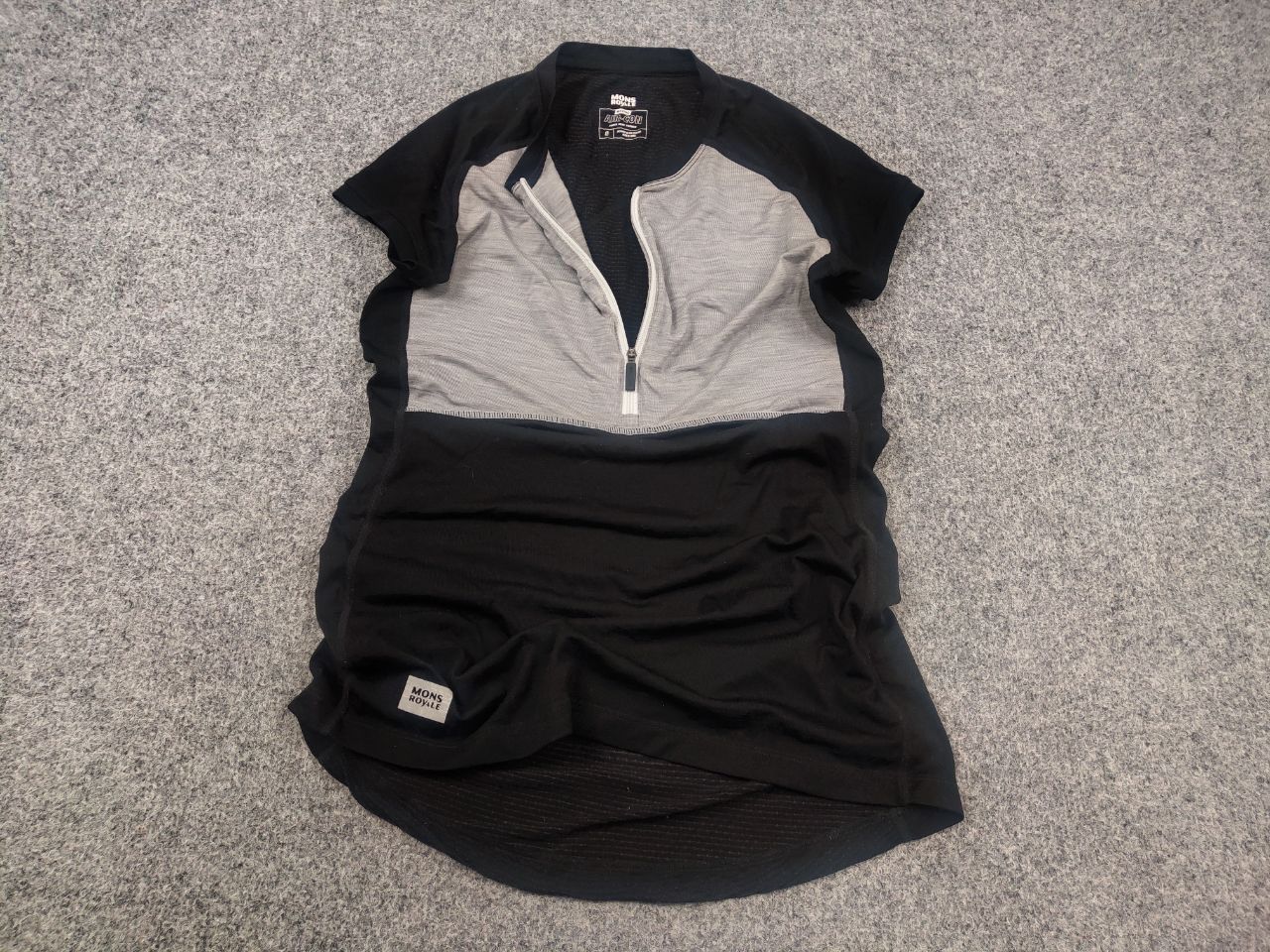 Icebreaker Mons Royale merino Wool air con thermal T-shirt short zip Size US S / EU 44-46 / 1 - 2 Thumbnail