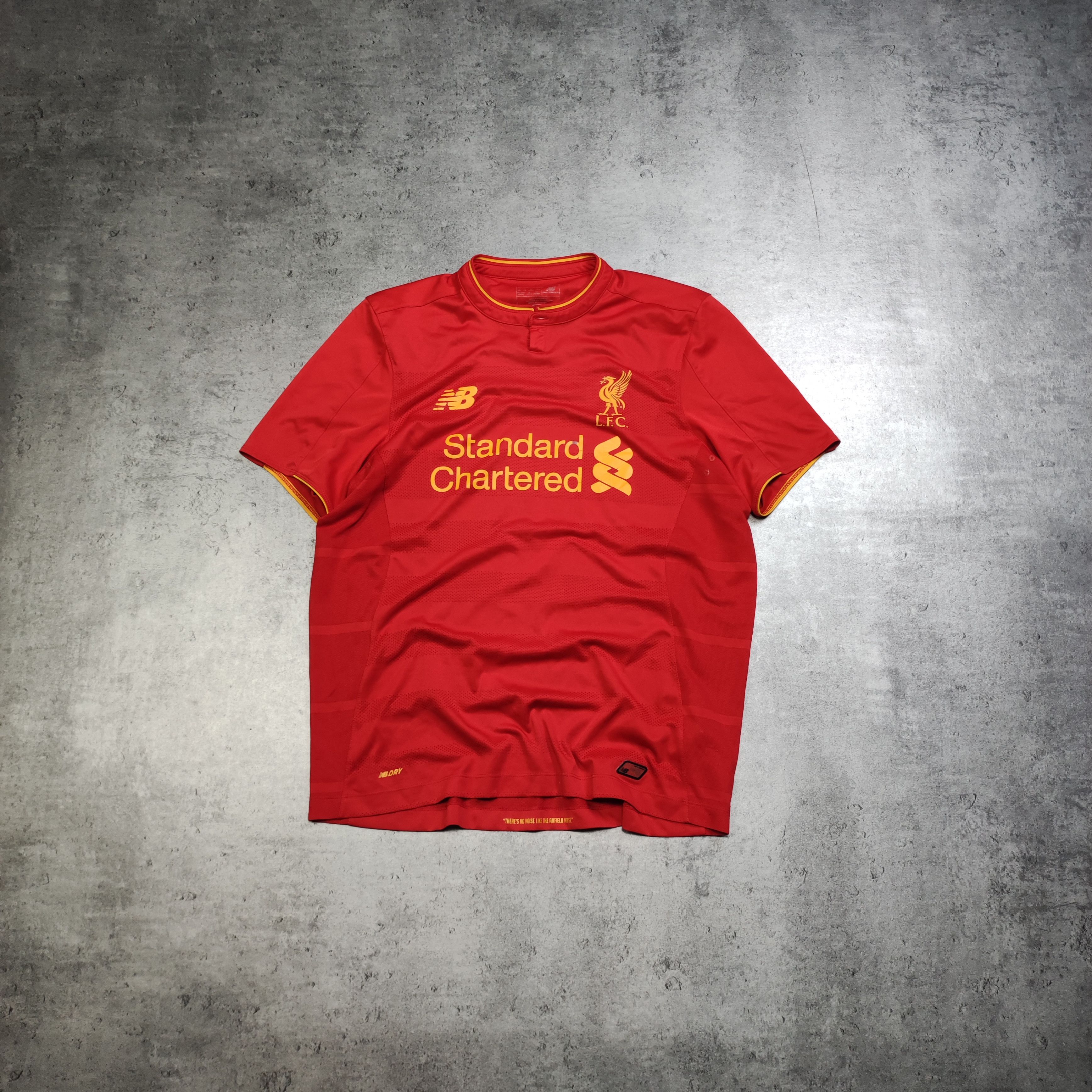 Vintage Vintage RARE 2016 Liverpool FC New Balance Home Jersey Size US L / EU 52-54 / 3 - 1 Thumbnail