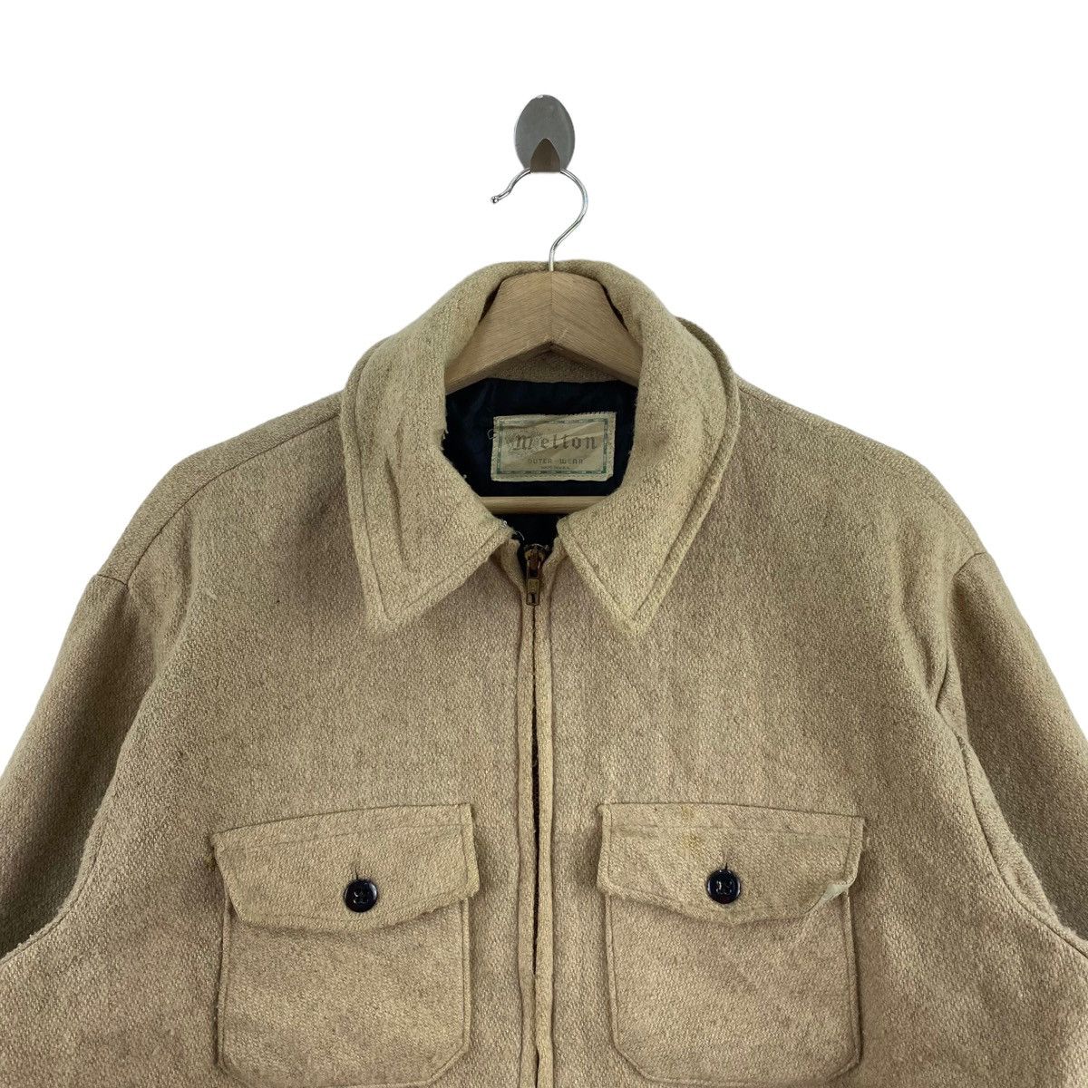 Other Vintage 90s MELTON OUTERWEAR USA Thinsulate Multi Pockets Size US XL / EU 56 / 4 - 2 Thumbnail