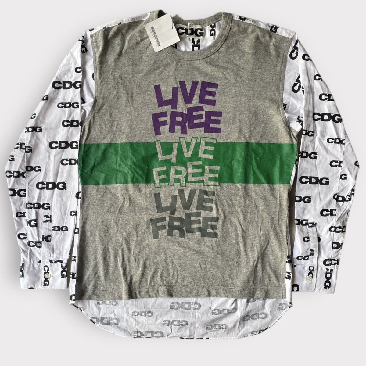 CDG by Comme des Garcons New With Tag CDG Hybrid Shirt Size US S / EU 44-46 / 1 - 1 Thumbnail