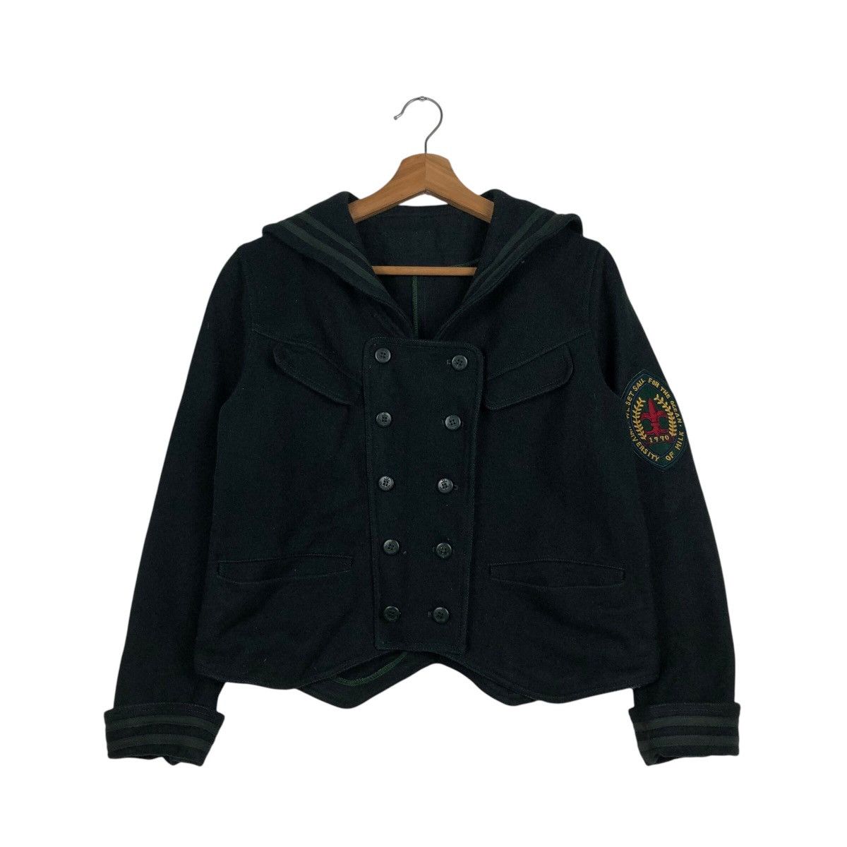 Japanese Brand 📌Vintage Cropped Jacket University Of Milk Size US M / EU 48-50 / 2 - 2 Thumbnail