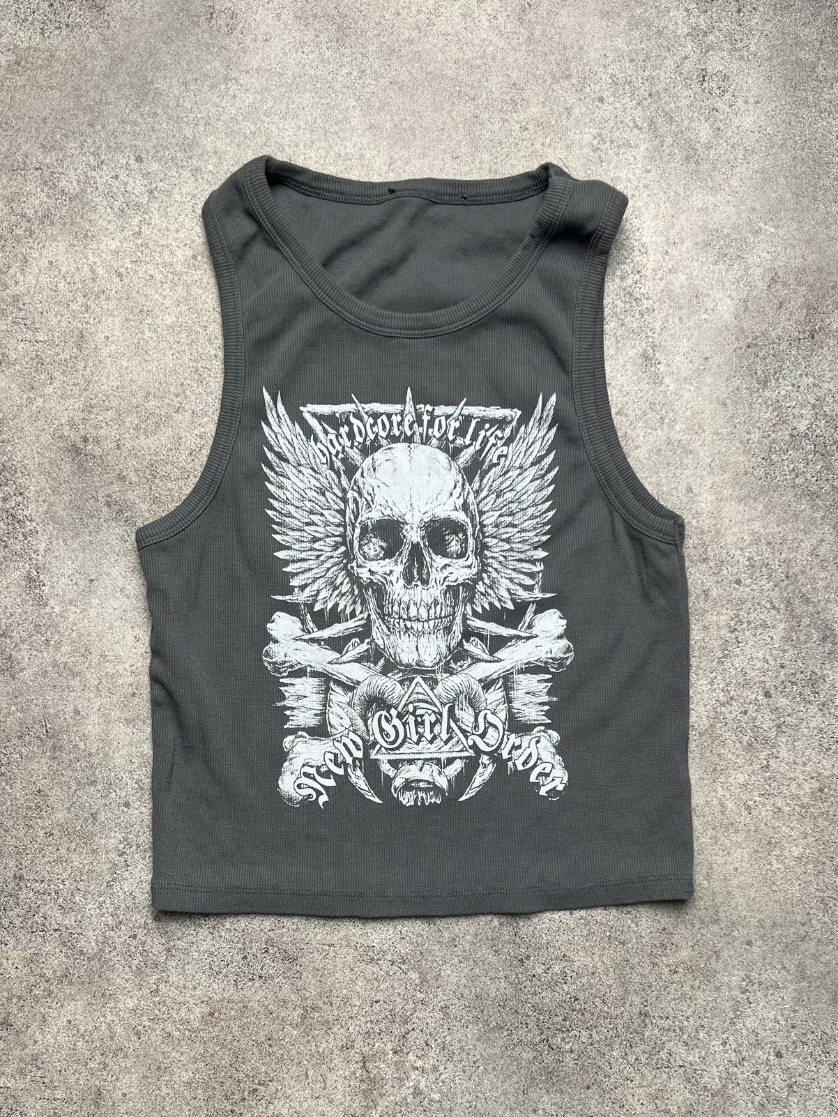 Japanese Brand New girl order skull punk tank top Size S / US 4 / IT 40 - 1 Thumbnail