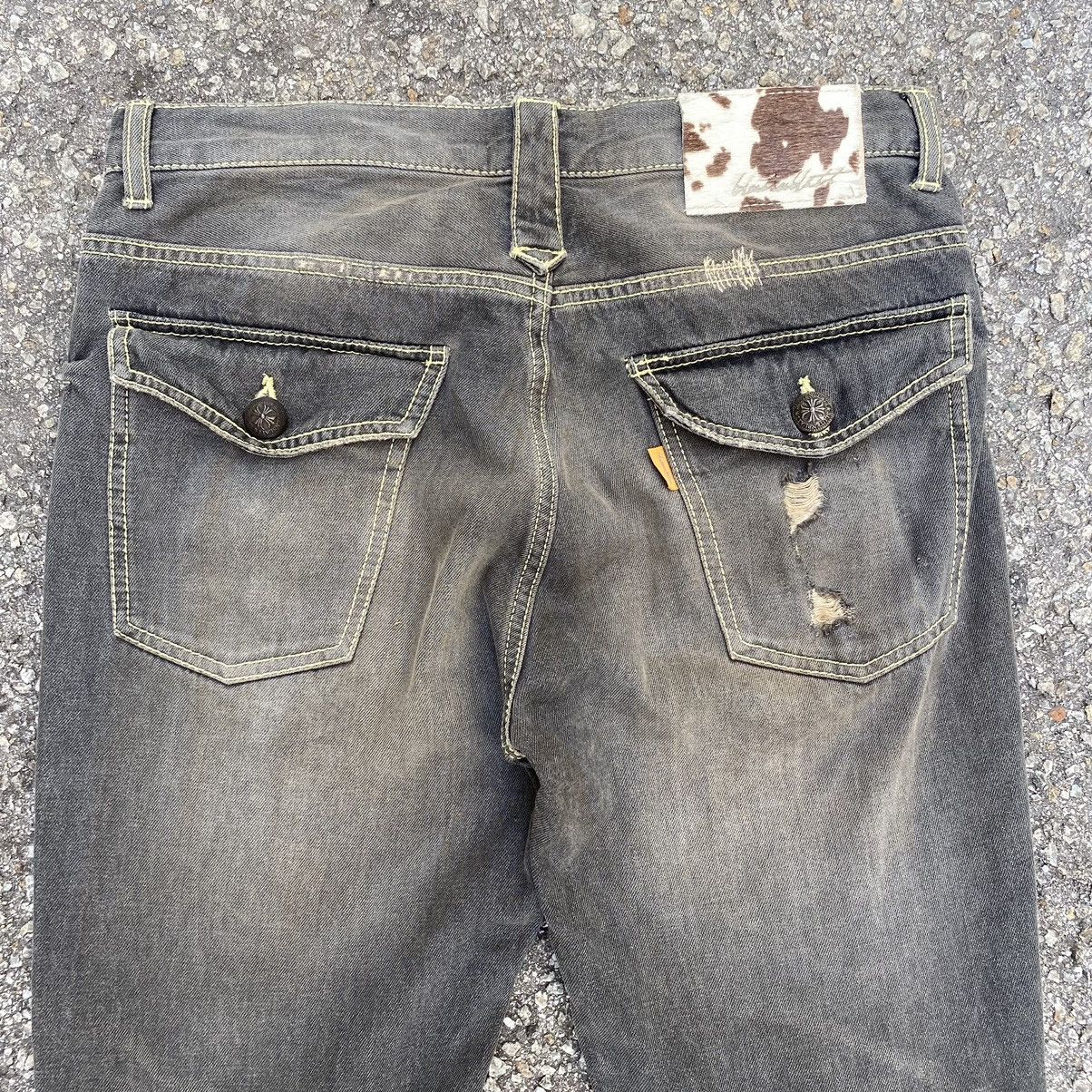 Flared Jeans Blutenblatt Bush Pant Distressed Denim Boot Cut