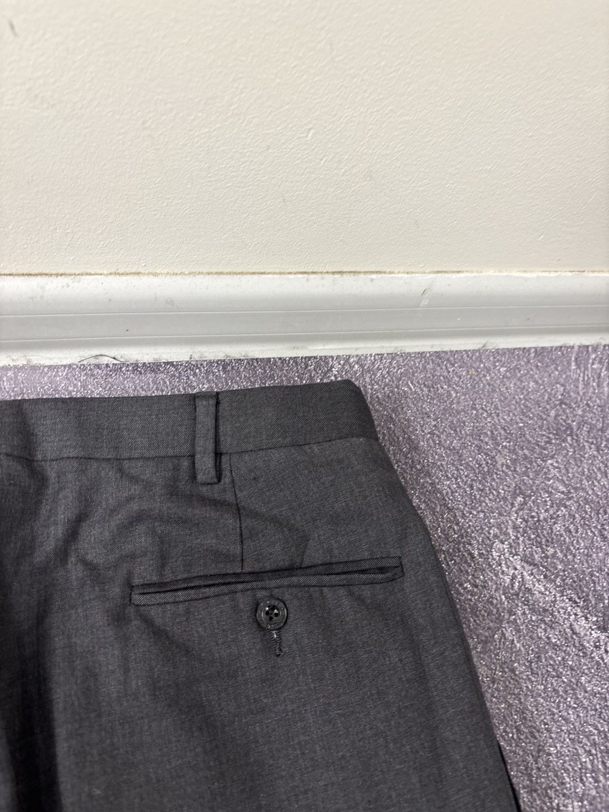 Kiton Kiton Napoli Men’s Charcoal Gray Wool Dress Pants Trousers Size US 38 / EU 54 - 16 Thumbnail