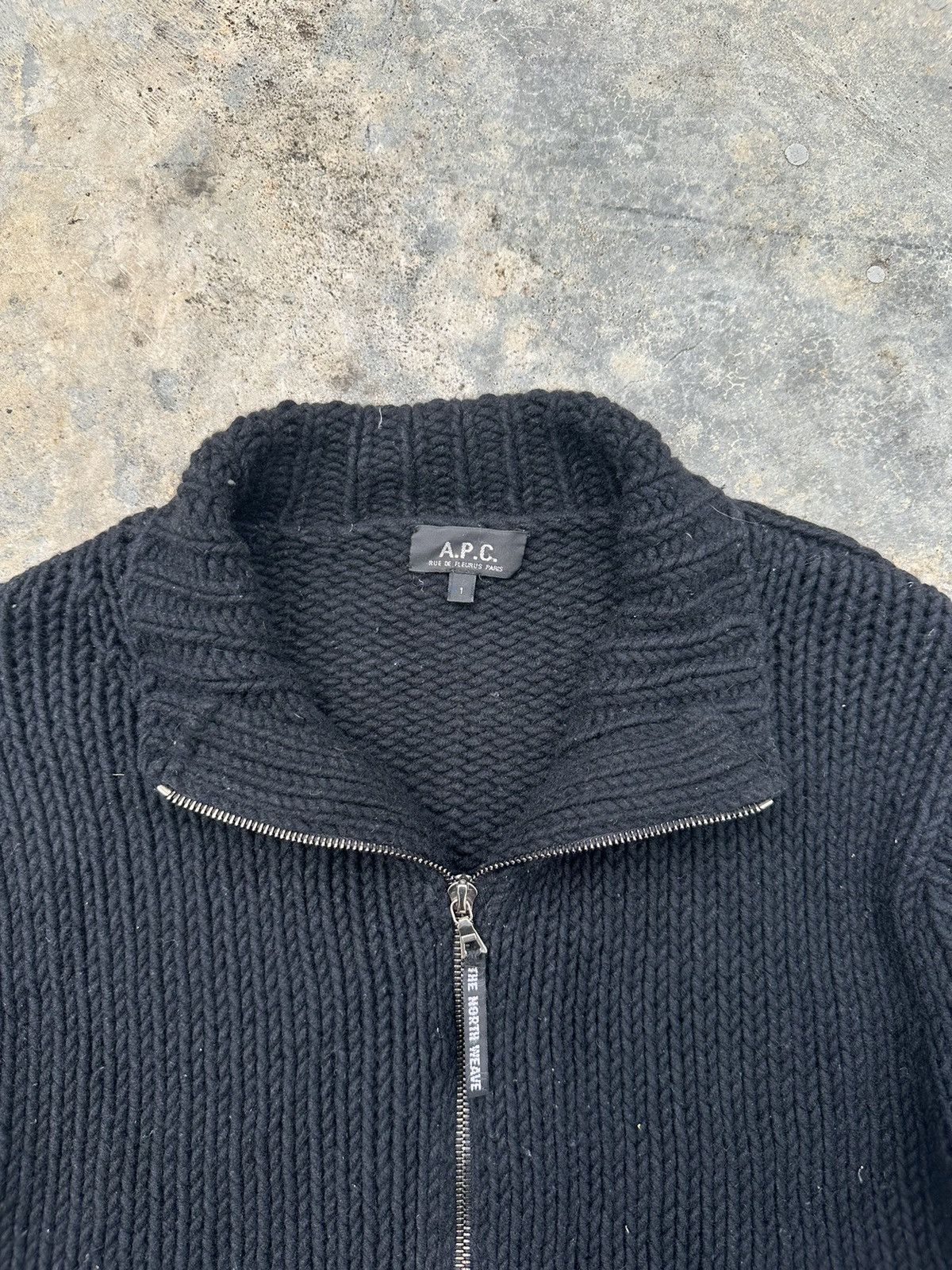 A.P.C. A.P.C knitted zipper Size US S / EU 44-46 / 1 - 4 Thumbnail