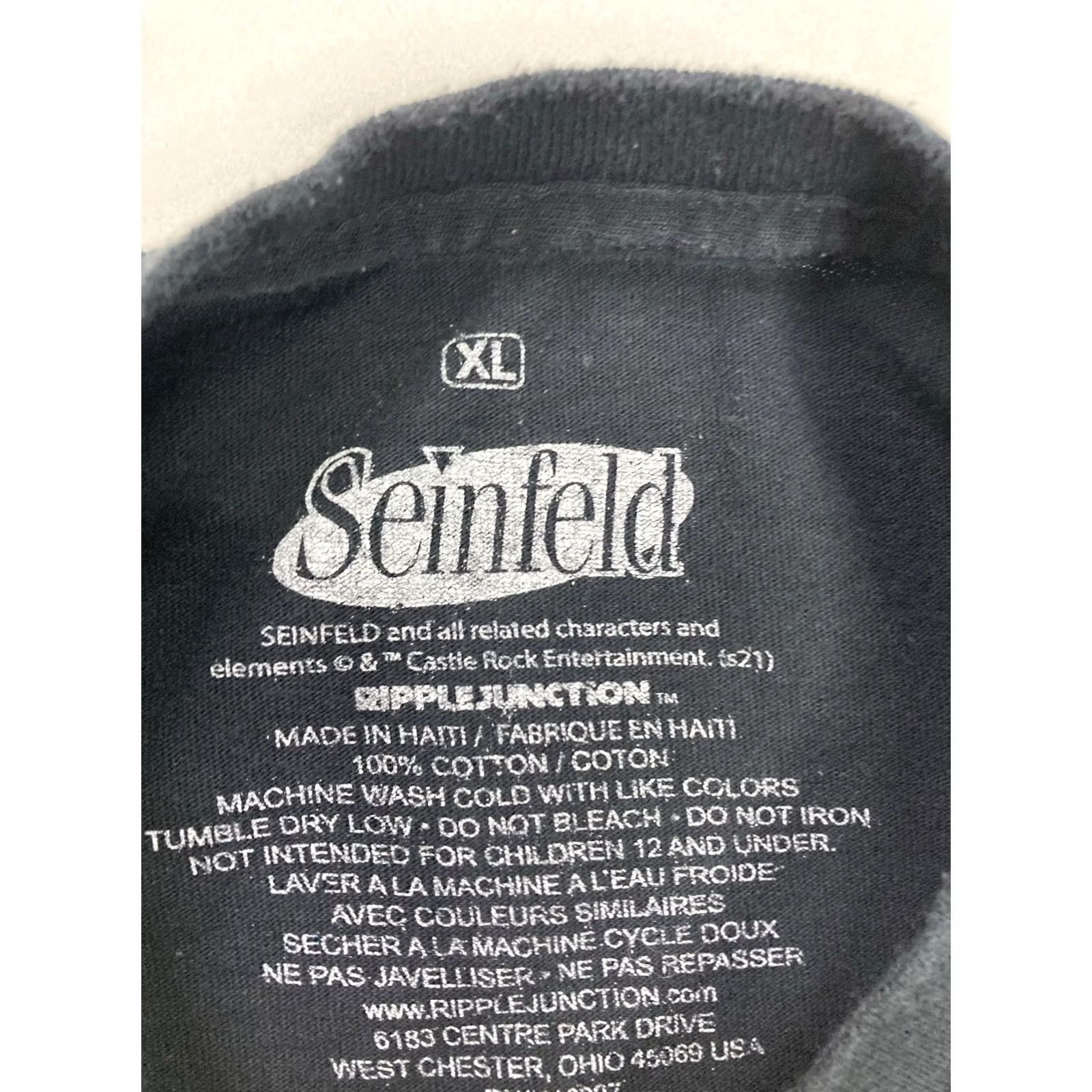 Ripple Junction VINTAGE Seinfeld TV Show Kramer Graphic T-shirt Men XL Short Sleeve Size US XL / EU 56 / 4 - 5 Thumbnail