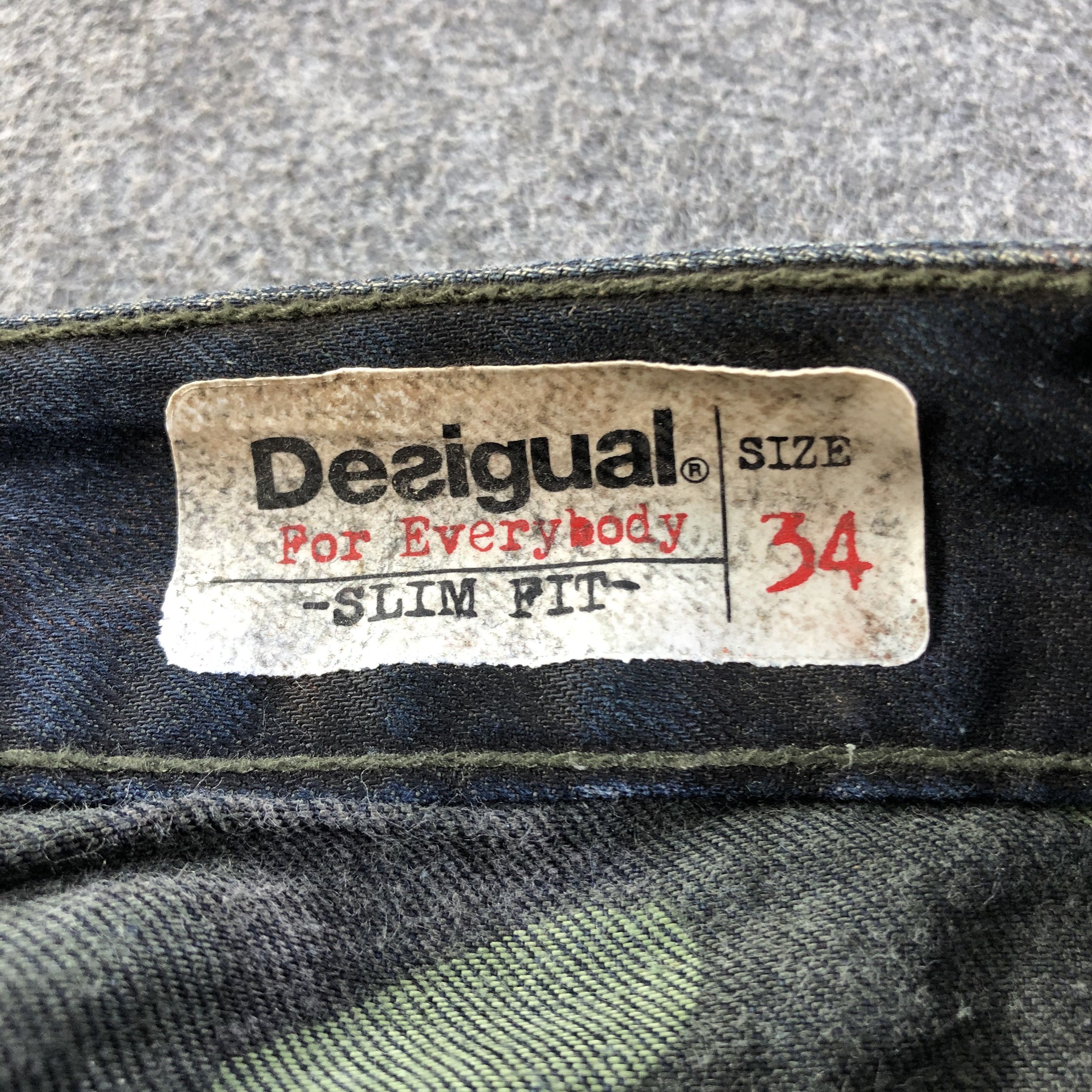 Desigual Vintage Desigual Jeans Slim Fit Denim -J2753 Size US 36 / EU 52 - 9 Thumbnail