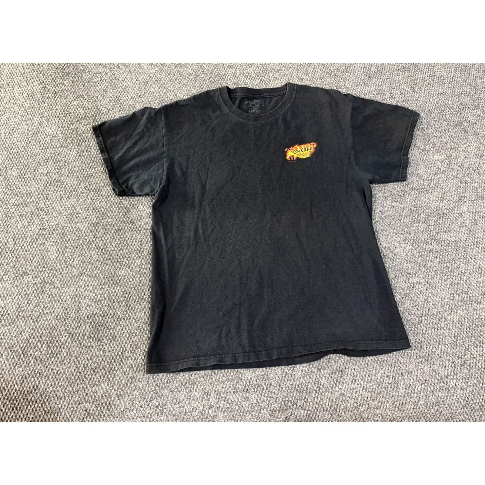 Vintage Total Impact Shirt Mens L Black Big Daddy Don Garlits Mopar Flames Racing Tee Size US L / EU 52-54 / 3 - 3 Thumbnail