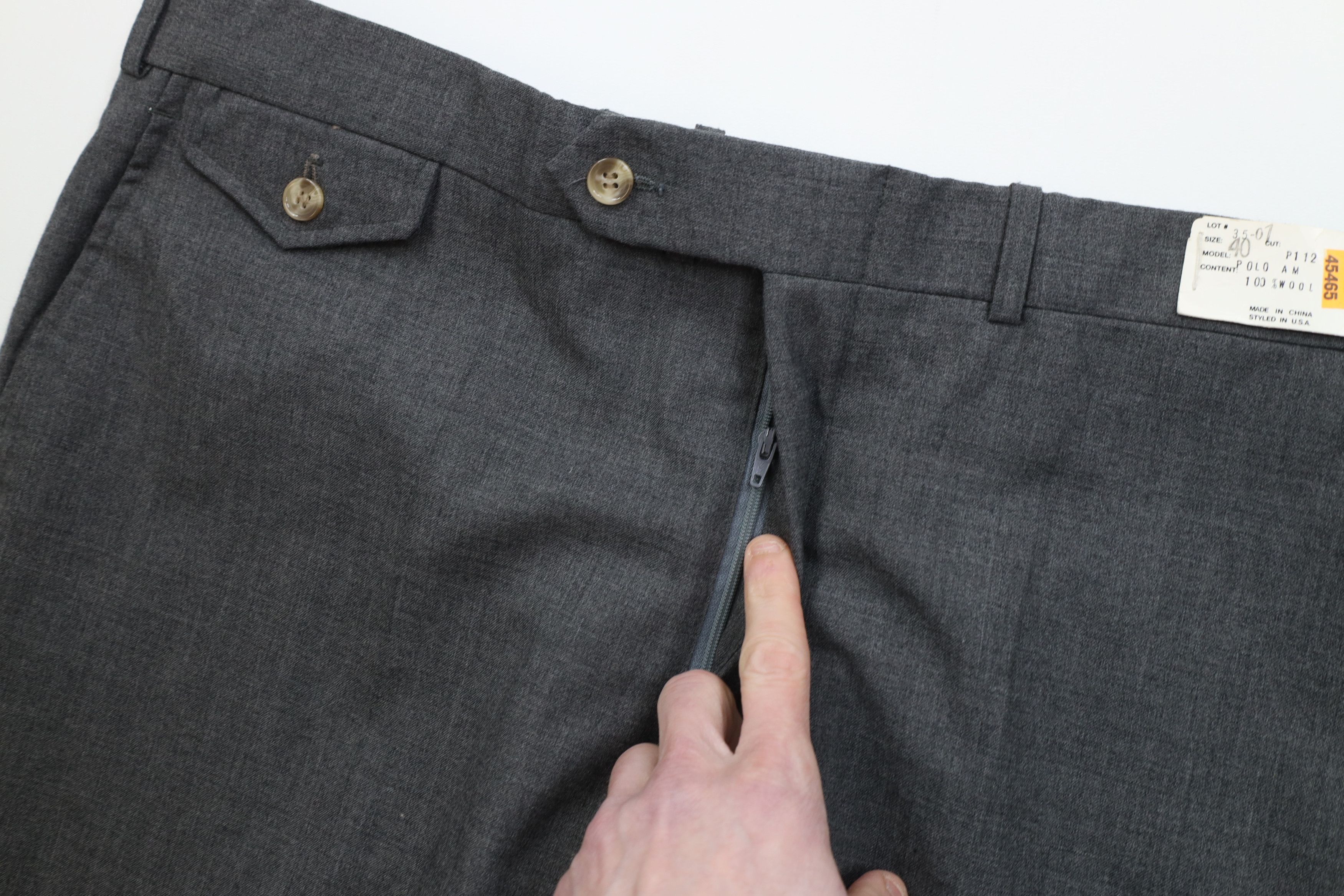 Vintage Deadstock Vintage 80s 90s Streetwear Wide Leg Chino Pants Size US 40 / EU 56 - 8 Thumbnail