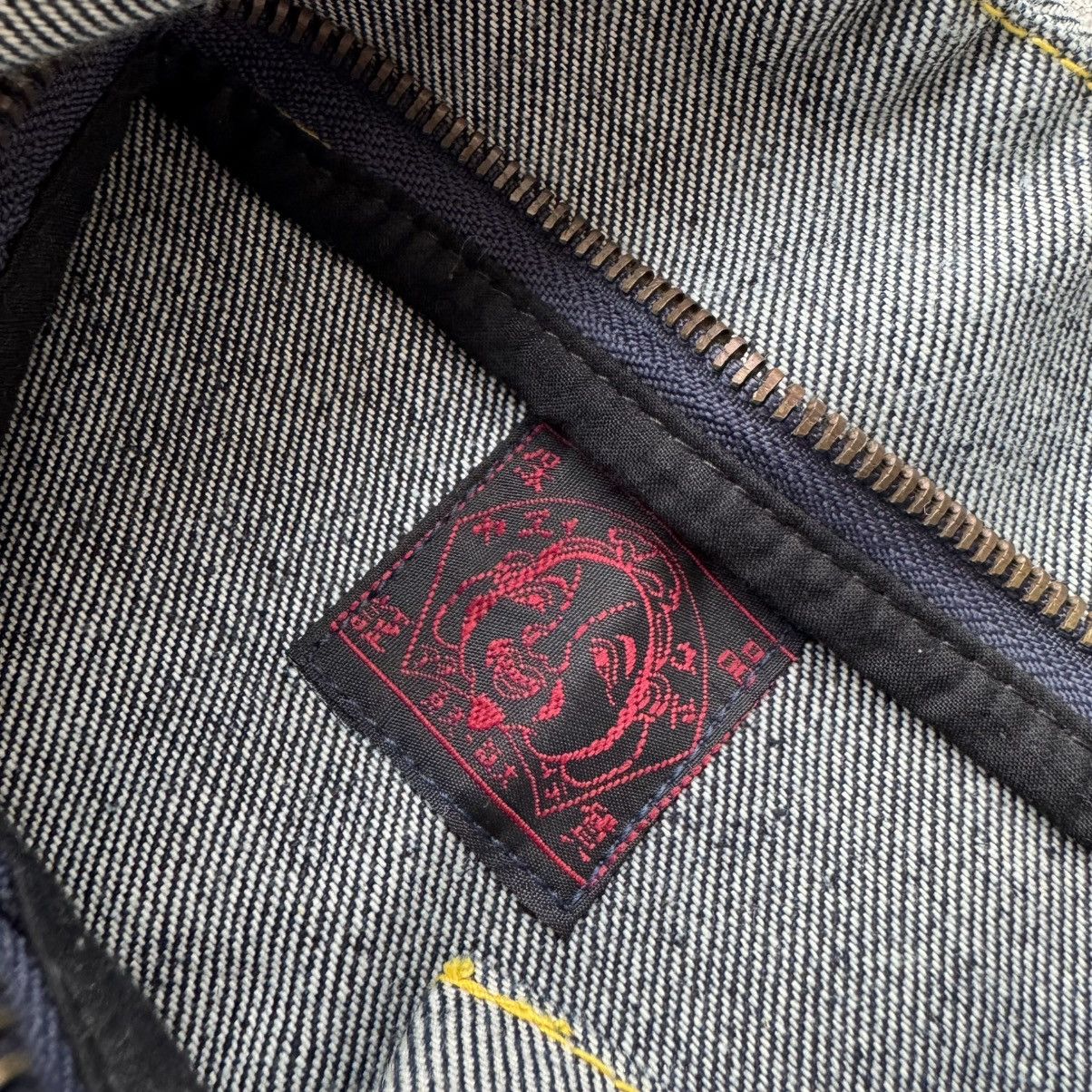 Evisu × Vintage Evisu Vintage Y2K Denim Shoulder Bag Size ONE SIZE - 12 Thumbnail
