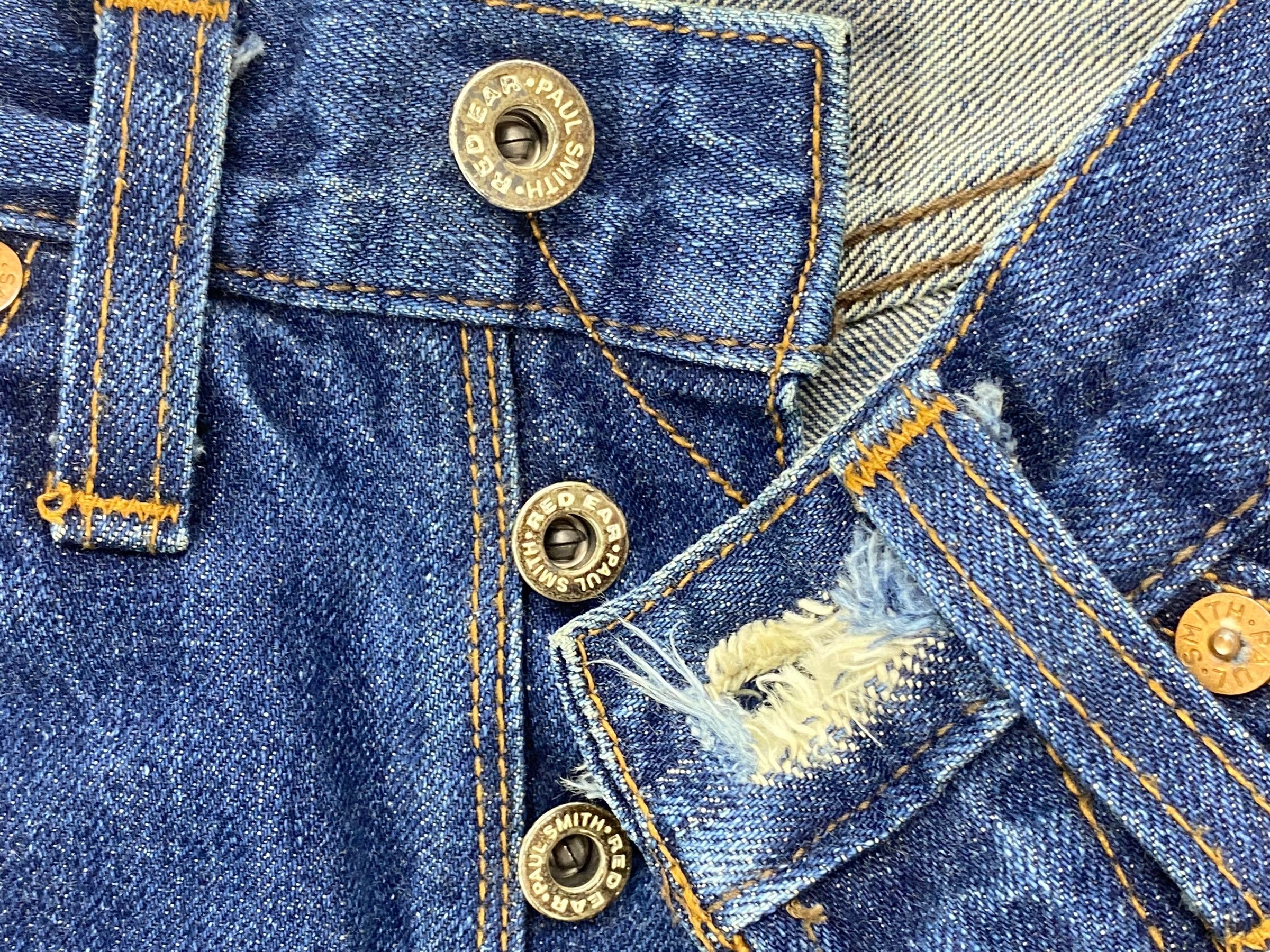 Paul Smith × Paul Smith Red Ear Paul Smith Jeans Tapered Leg Denim Size US 29 - 11 Thumbnail