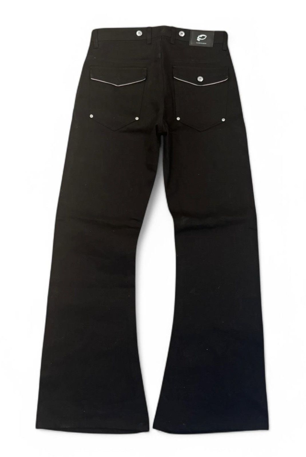 パンツ archive grunge black flare denim archive grunge black flare denim pants