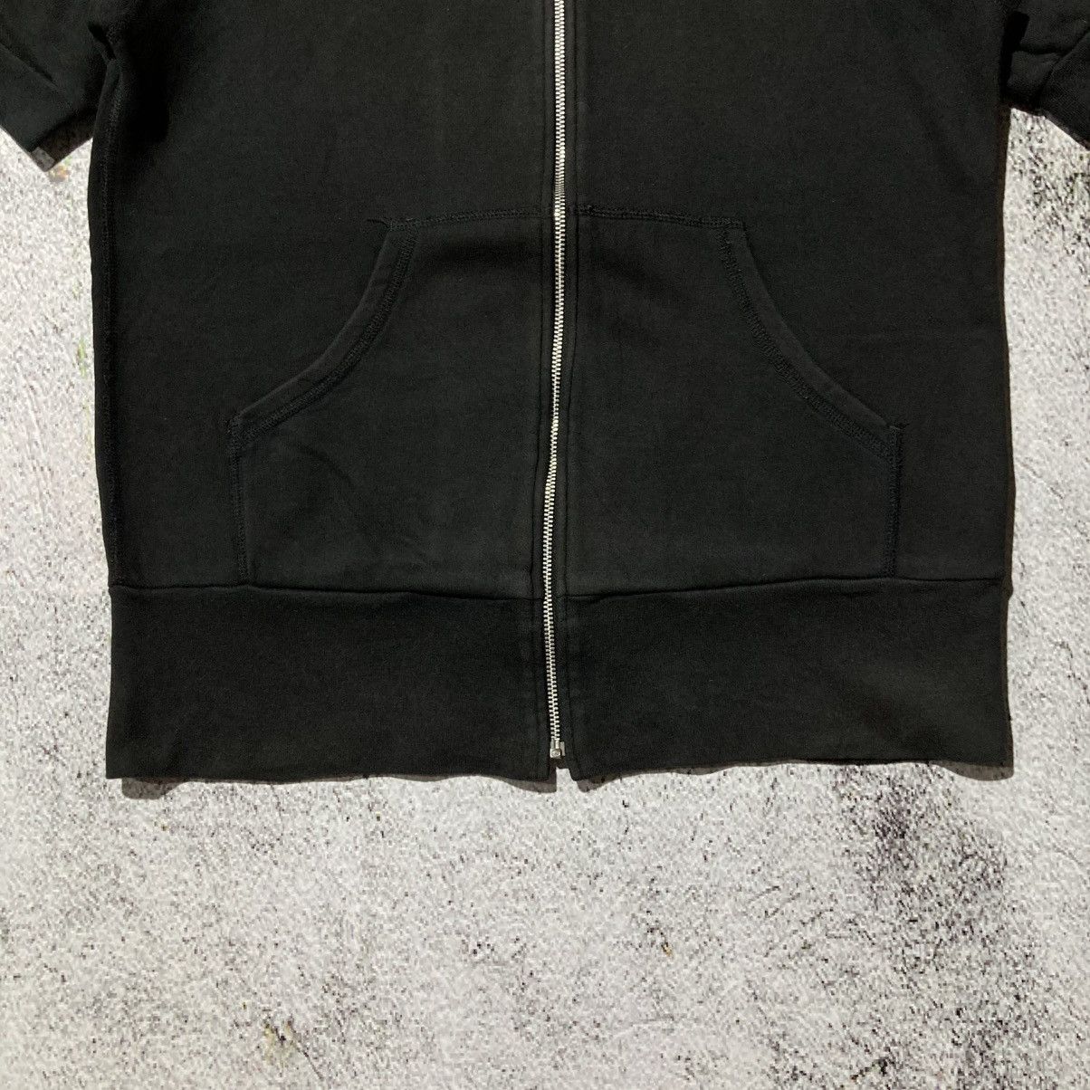 Japanese Brand 2000s Comme Ca Ism Short Slevee Fur Ziphoodie Punk Style Size US S / EU 44-46 / 1 - 8 Thumbnail