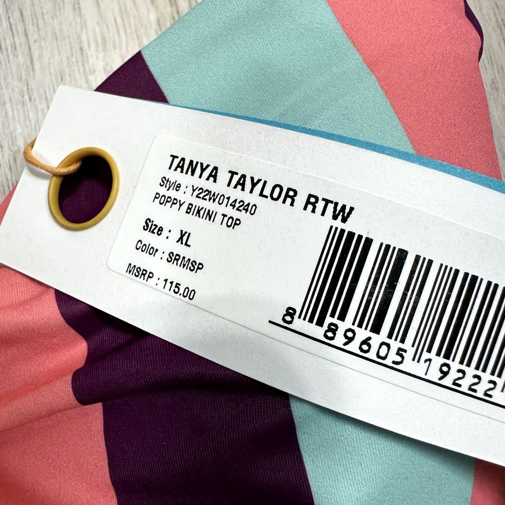 Tanya Taylor Tanya Taylor Swim Top Poppy Bikini Pink Purple Stripe XL NWT Size XL / US 12-14 / IT 48-50 - 5 Thumbnail