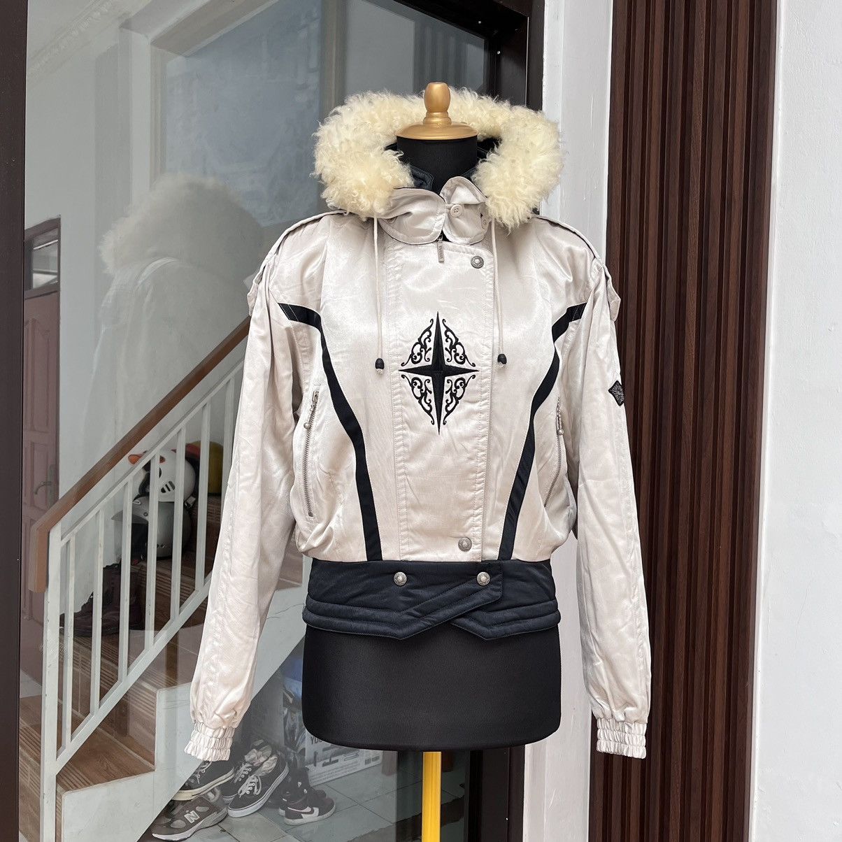 Yamaha Vintage Ski Jacket YAMAHA fux n faur Size L / US 10 / IT 46 - 1 Thumbnail