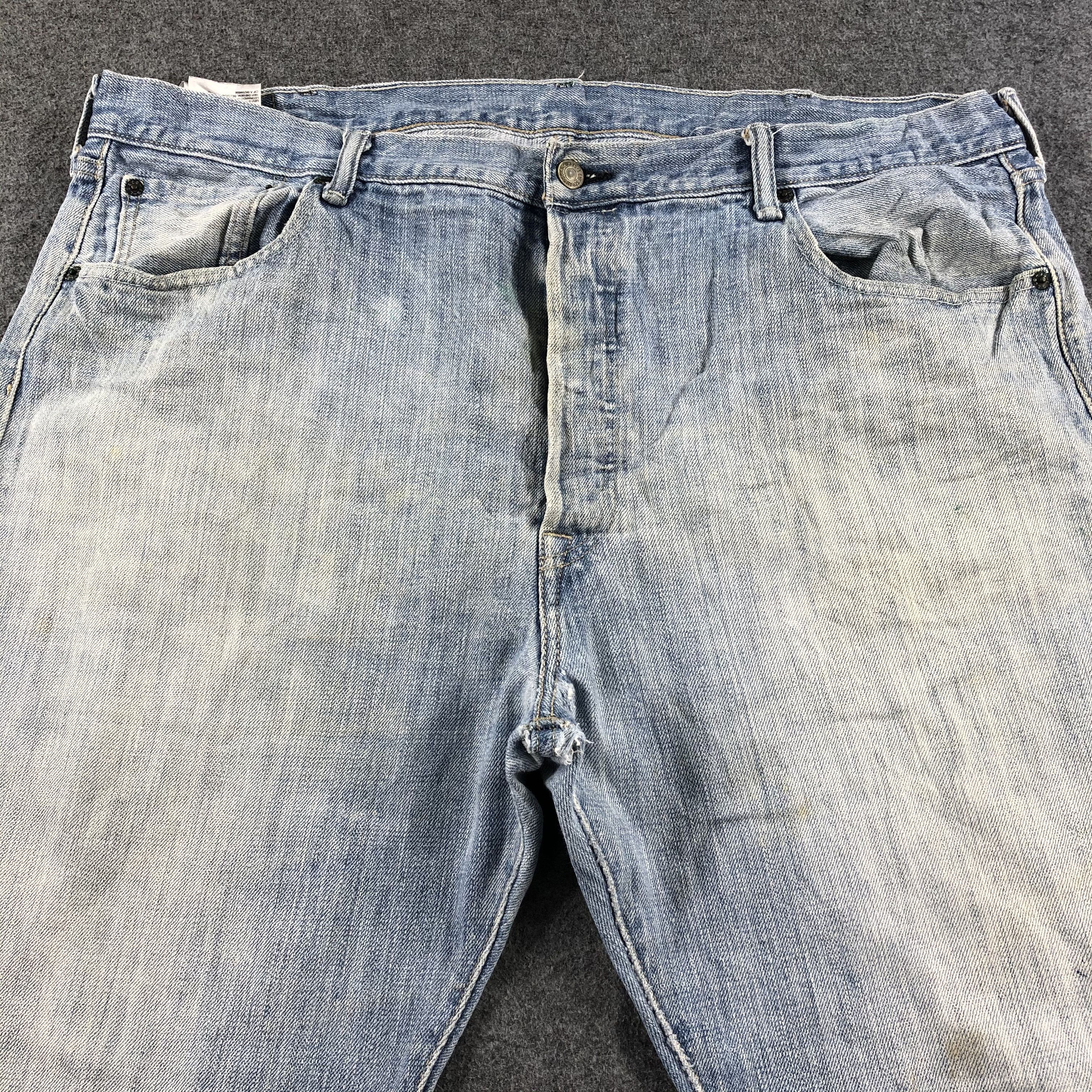 Levi's Vintage Blue Wash Levis 501 Jeans-J2494 Size US 41 - 3 Thumbnail