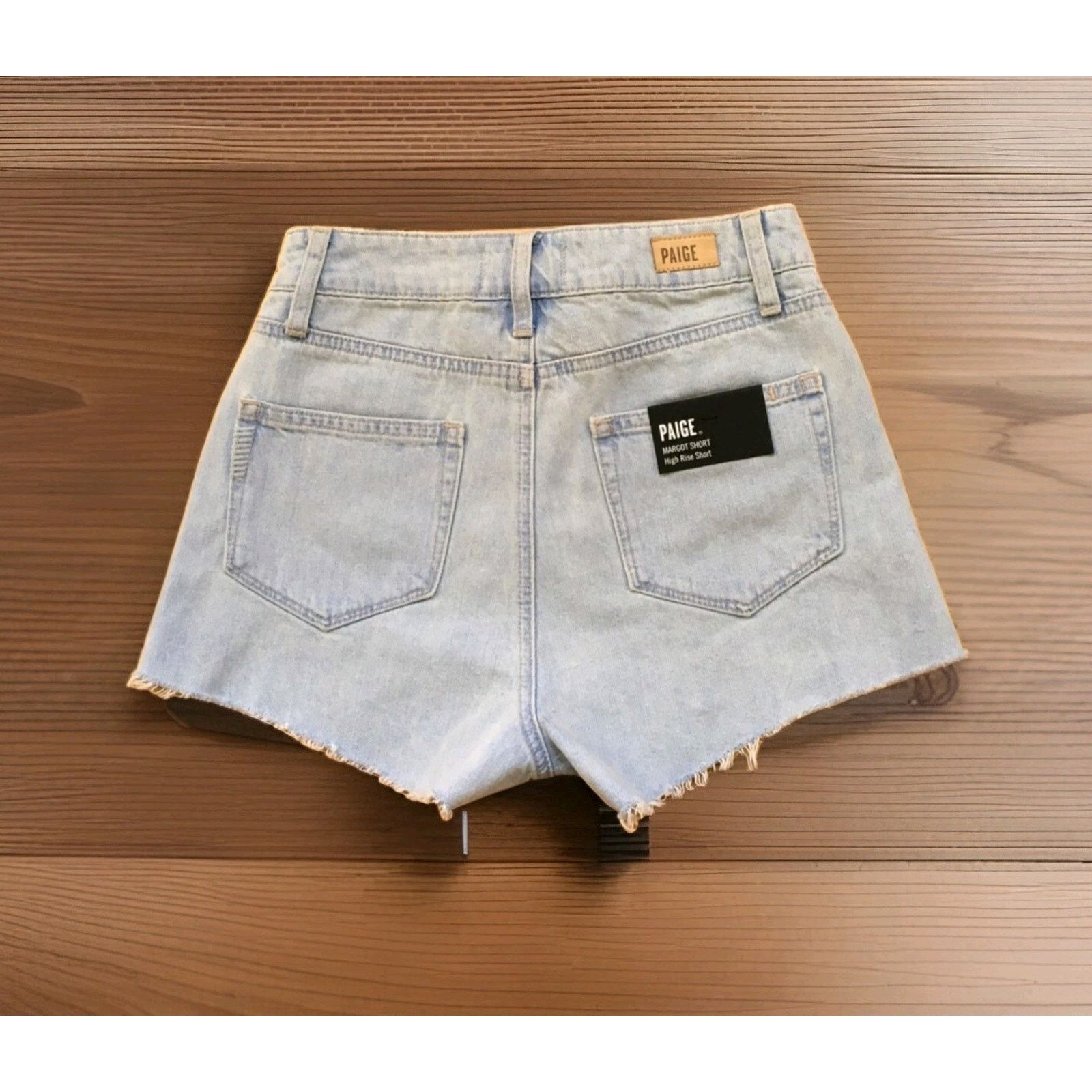 Paige Paige Margot High-Rise Stretch Cut Off Denim in Noelly 26 Size 26" / US 2 / IT 38 - 5 Thumbnail