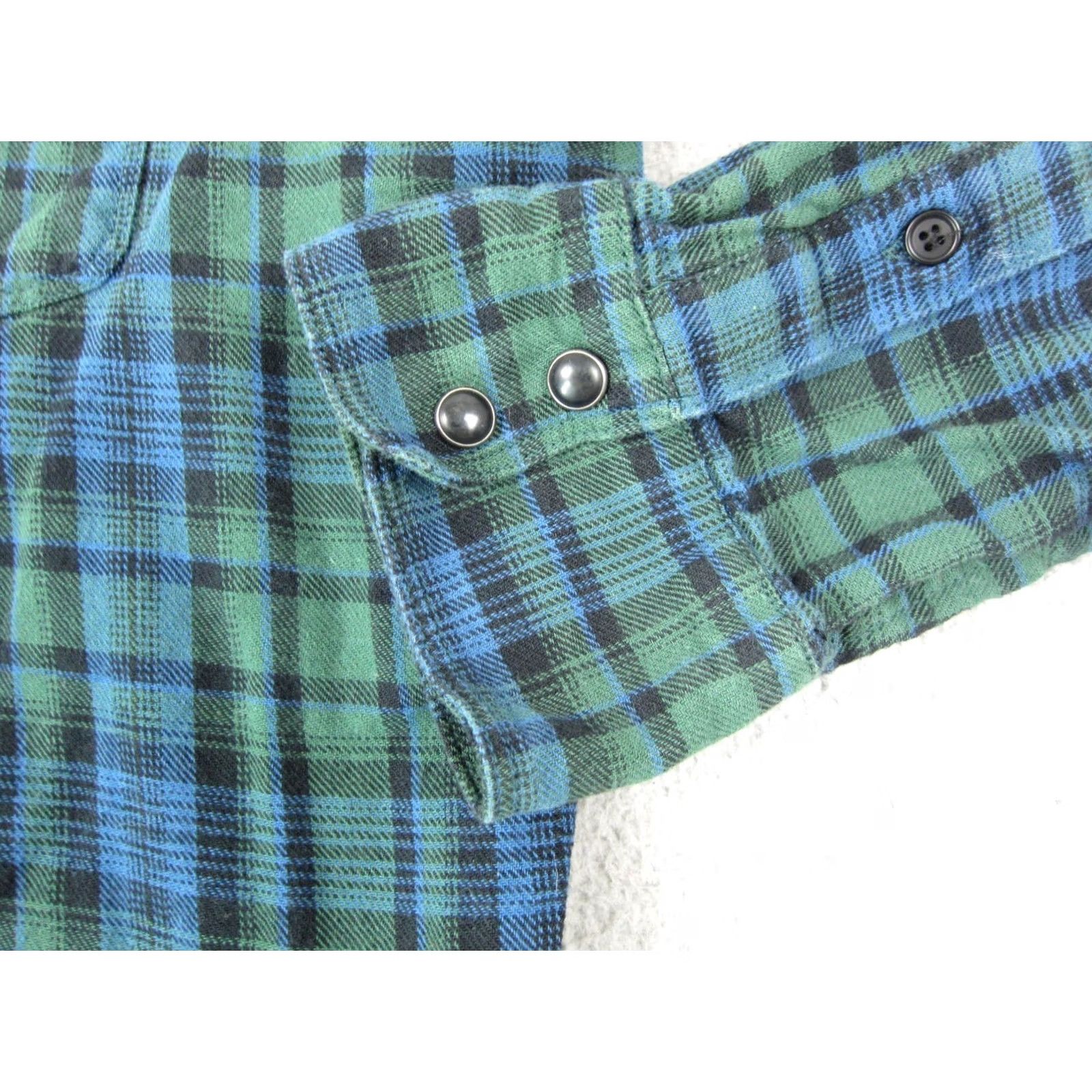 The North Face The North Face Shirt Adult Medium Blue Plaid Flannel Western Mens Button Up Size US M / EU 48-50 / 2 - 4 Thumbnail
