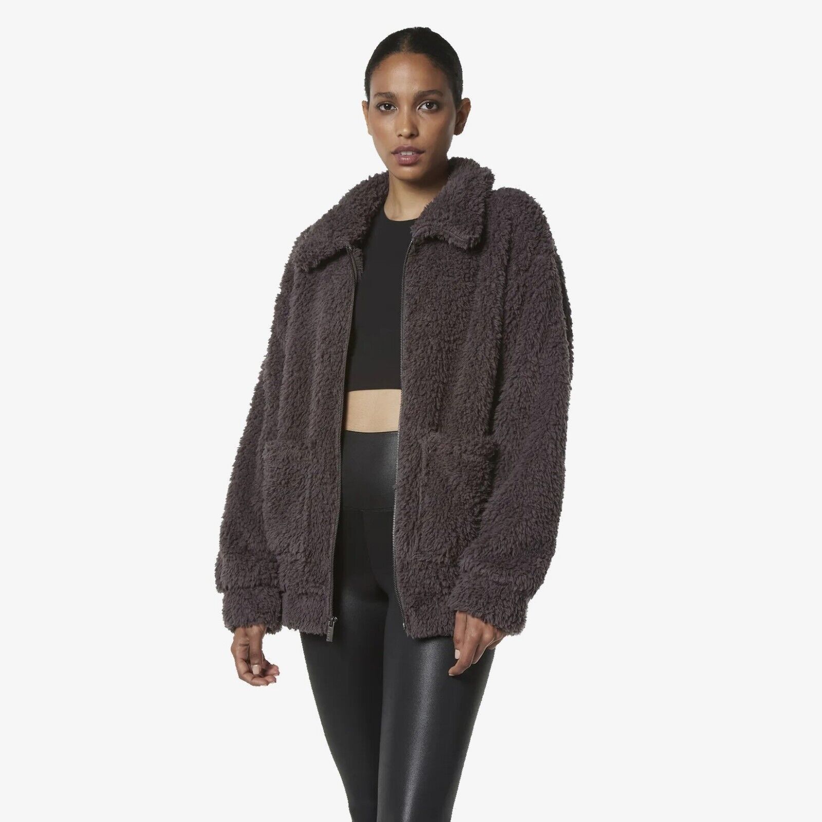 The Unbranded Brand Marc New York Women Grey Oversize Boyfriend Jacket Size XL Size XL / US 12-14 / IT 48-50 - 1 Thumbnail