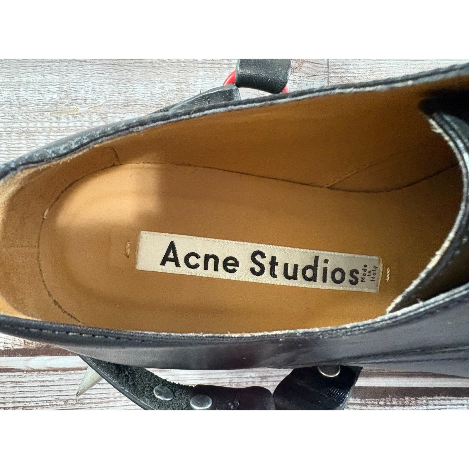 Acne Studios Acne Studios Derby Oxfords shoes size 39 US 8.5 color black Size US 8.5 / IT 38.5 - 9 Thumbnail