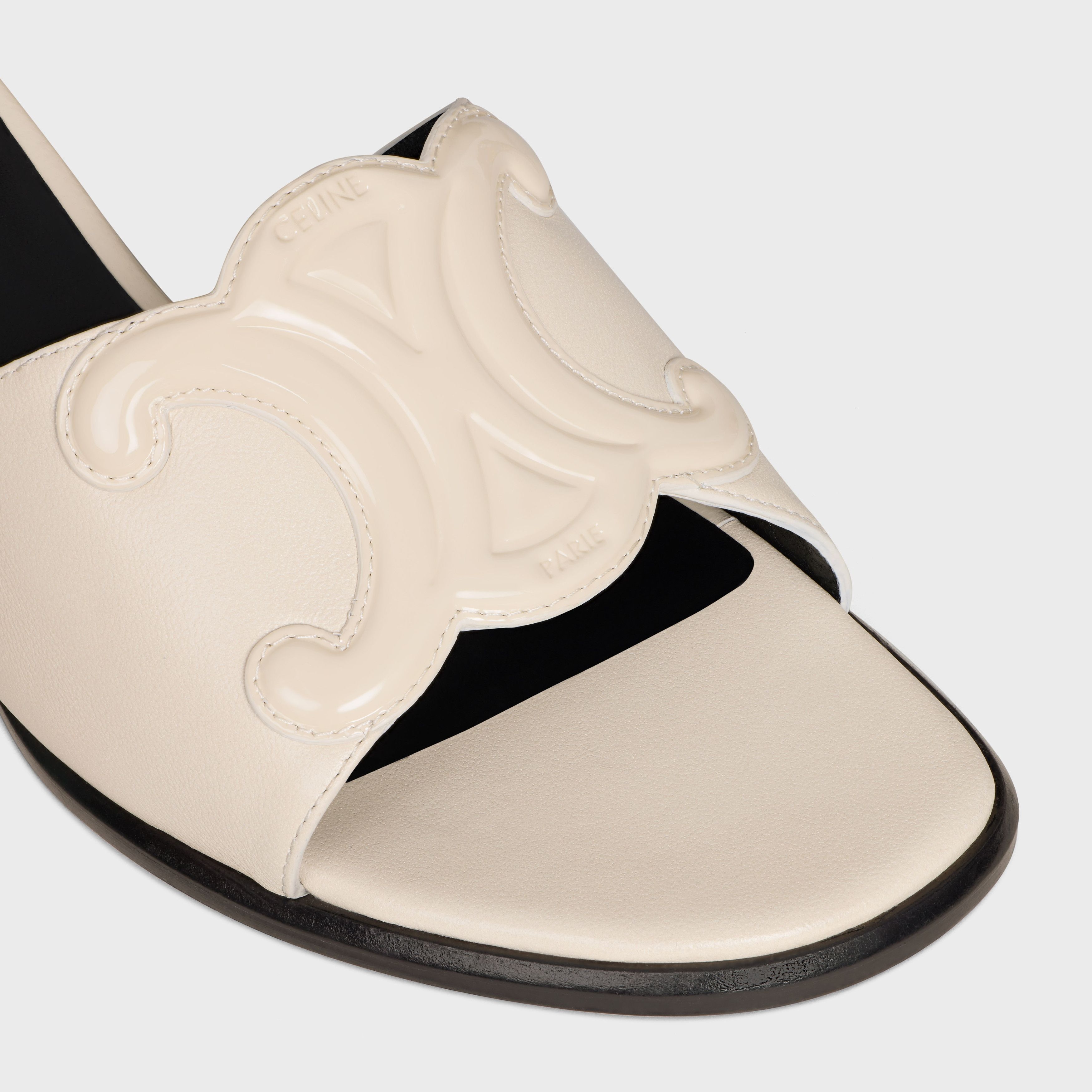 Celine o1bcso1str0925 362355045C Clemence Mules in Milk Size US 11 / IT 41 - 4 Thumbnail