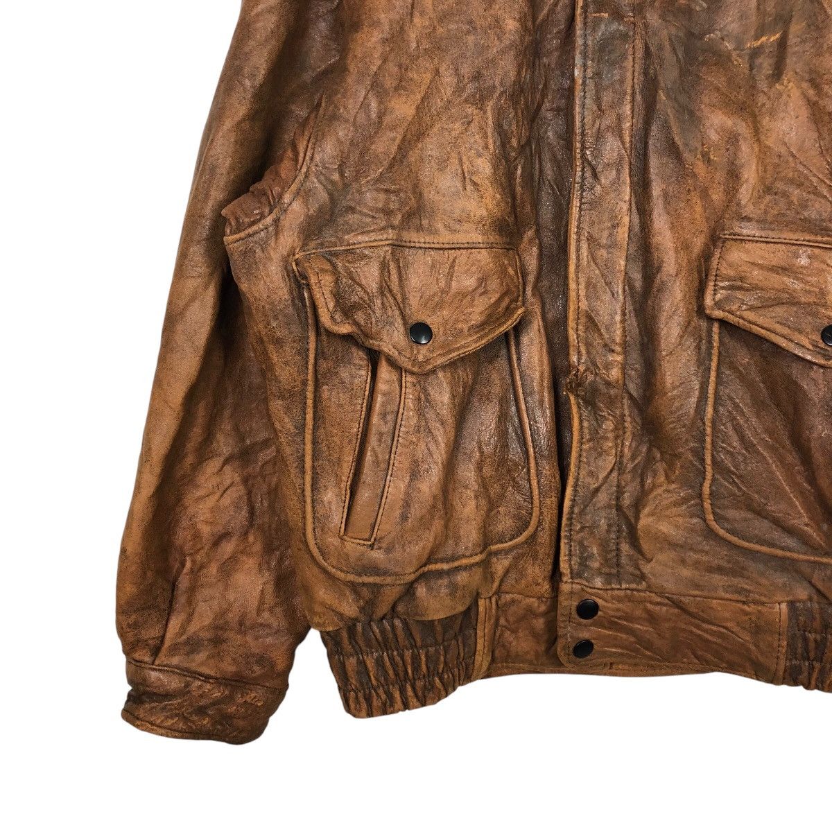Japanese Brand 📌Vintage Genuine Leather Jacket Loldanthony Issey Miyake Size US M / EU 48-50 / 2 - 4 Thumbnail