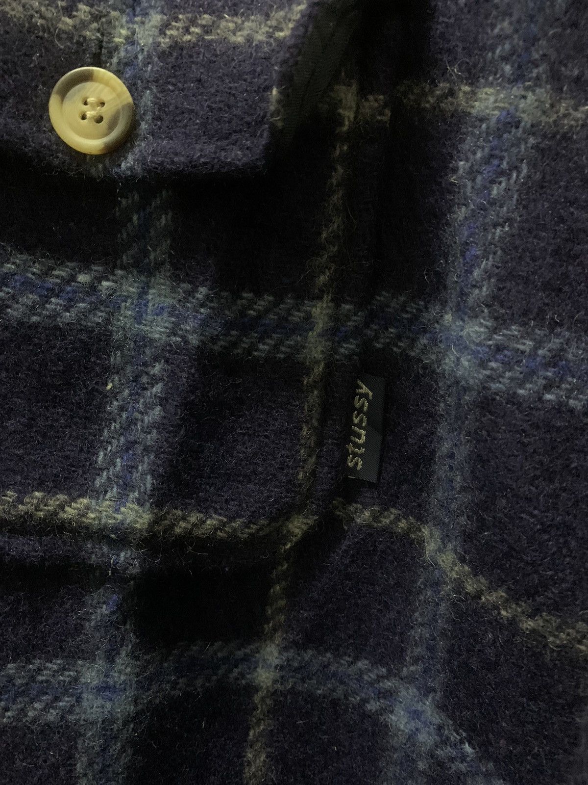 Stussy Vintage Stussy Wool Flannel Jacket Button Up Flannel Size US XL / EU 56 / 4 - 8 Thumbnail