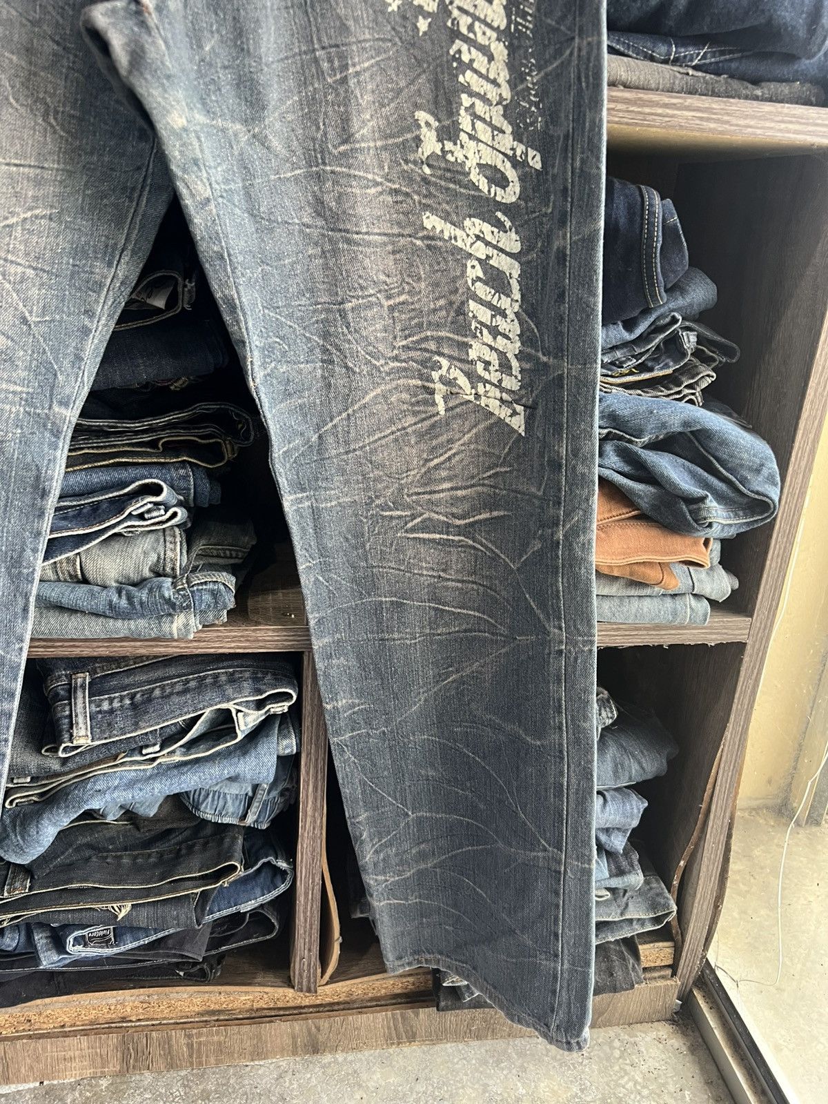 If Six Was Nine 🔥Nylaus Double Waist Hysteric Inspired Flared Denim Size US 32 / EU 48 - 6 Thumbnail