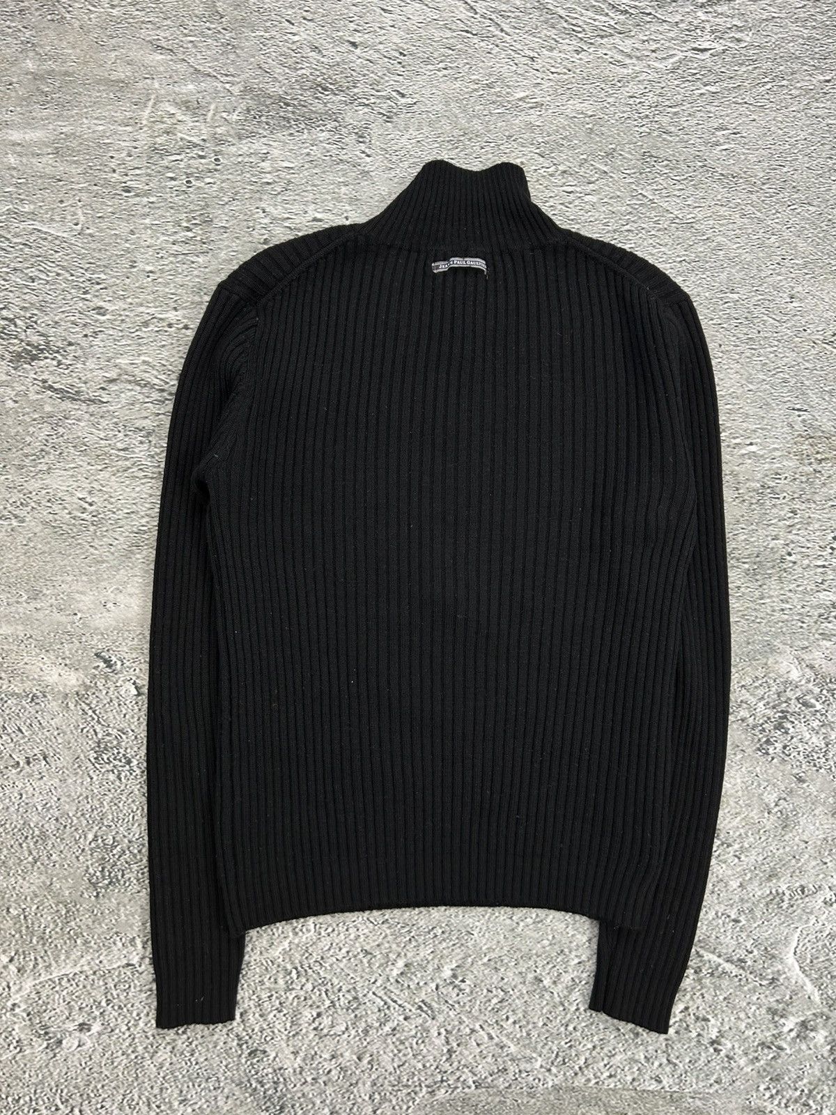 Jean Paul Gaultier Jean Paul Gaultier Jeans Sweater halfzip turtleneck black Size M / US 6-8 / IT 42-44 - 7 Thumbnail
