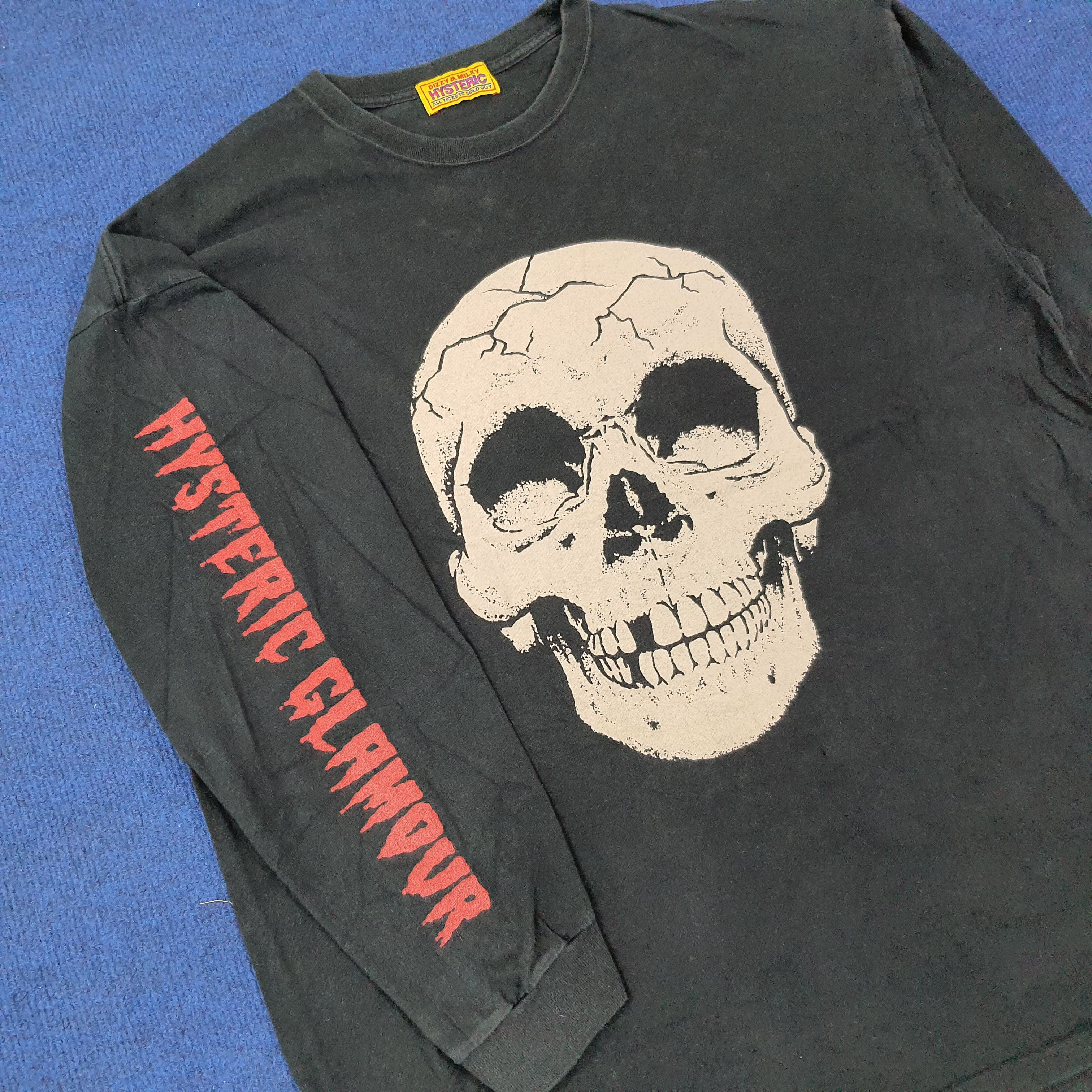 Hysteric Glamour Vintage Hysteric Glamour Skull Long Sleeve Tshirt C239N35 Size US XXL / EU 58 / 5 - 2 Thumbnail