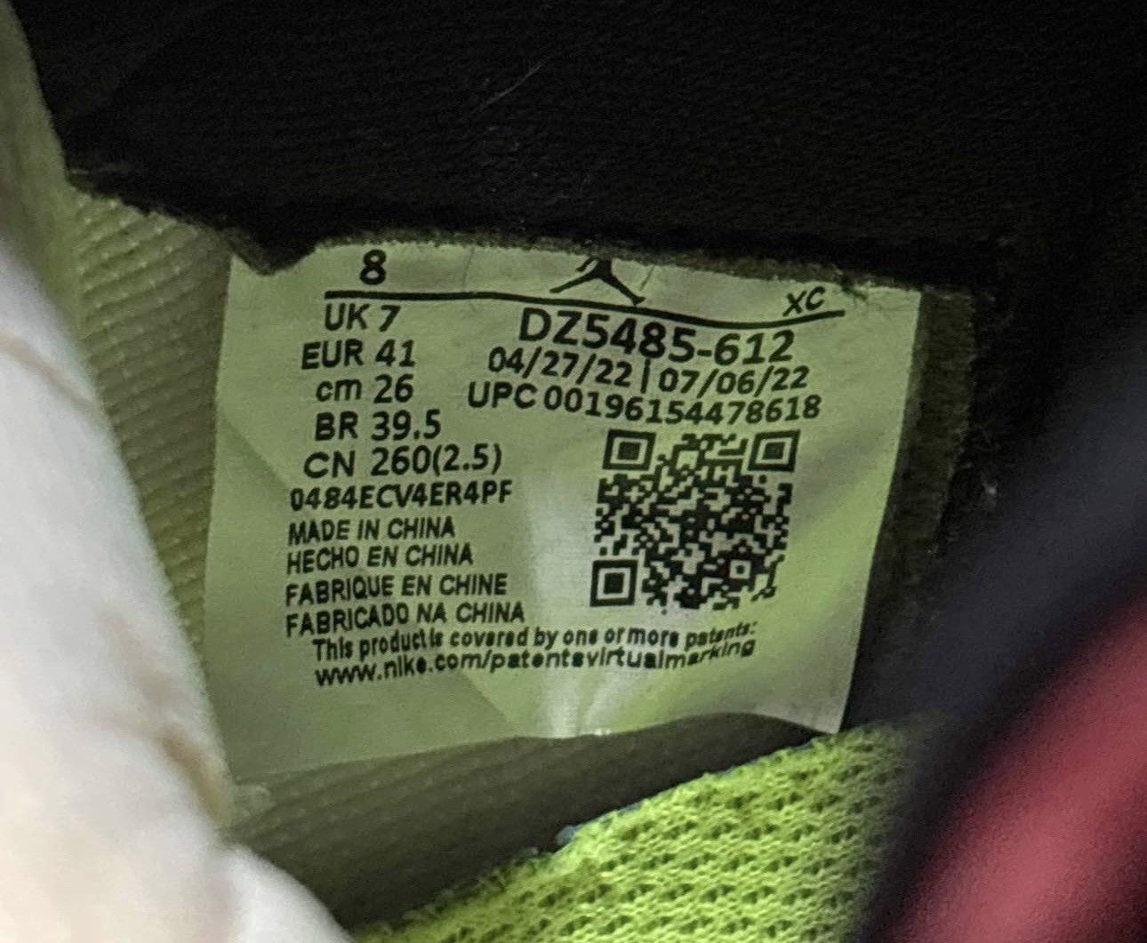 Jordan Brand Air Jordan 1 “lost & found” Size US 8 / EU 41 - 8 Thumbnail
