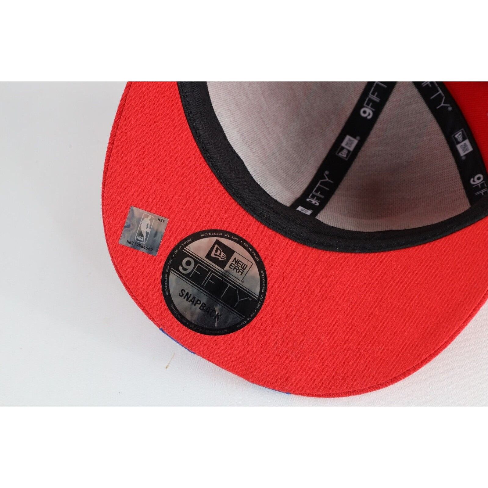 New Era New New Era 9Fifty Spell Out Detroit Pistons Basketball Hat Size ONE SIZE - 7 Thumbnail