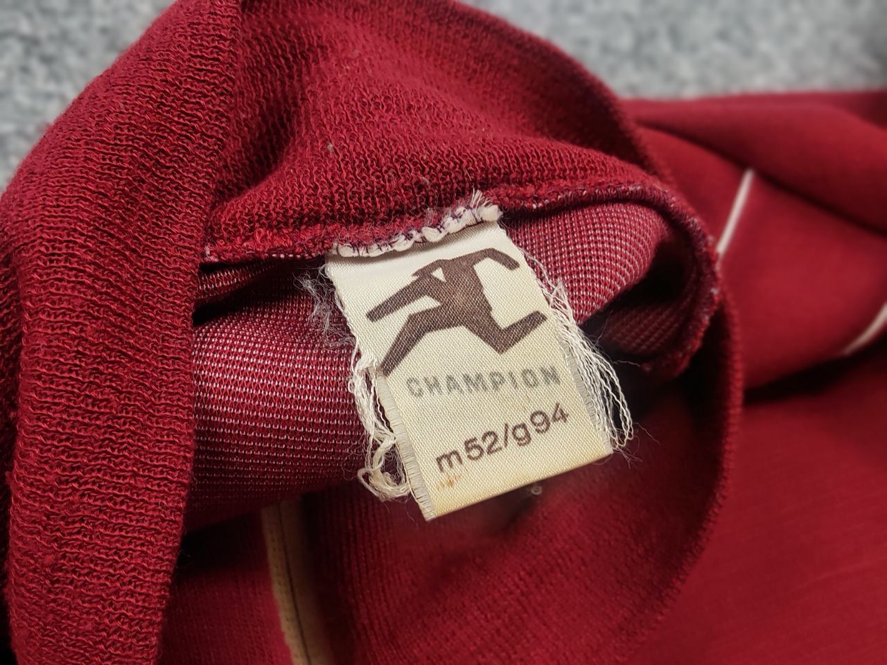 Champion Rare Vintage 50's Champion Logo 4 Red Zip Light Track Jacket Size US M / EU 48-50 / 2 - 14 Thumbnail