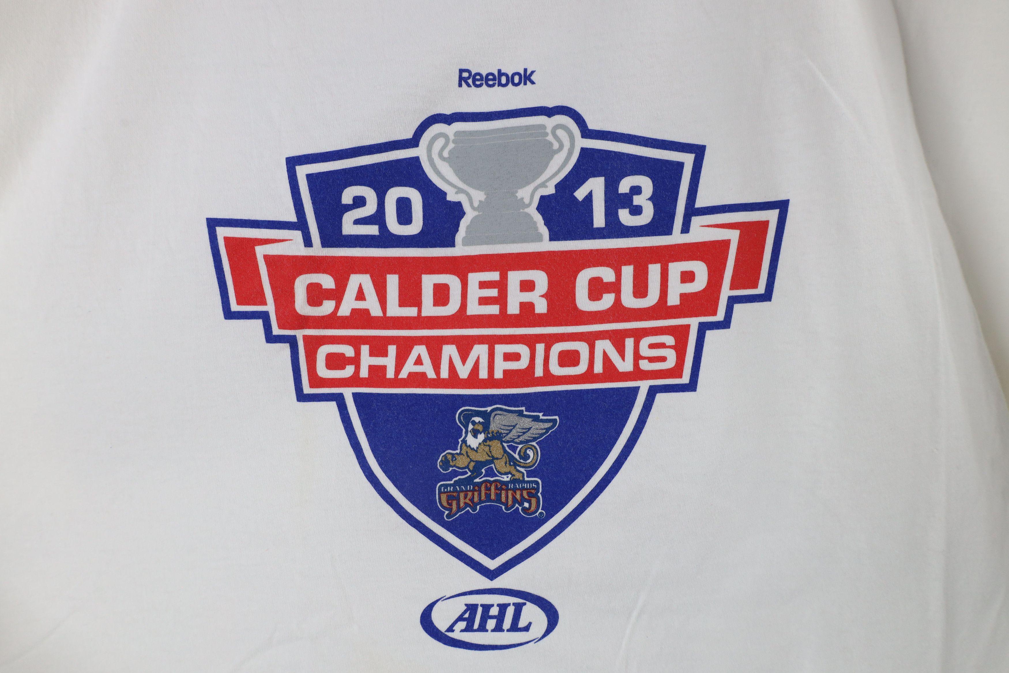 Reebok × Vintage Vintage Reebok Cup Champs Grand Rapids Griffins Hockey Shirt Size US XL / EU 56 / 4 - 4 Thumbnail