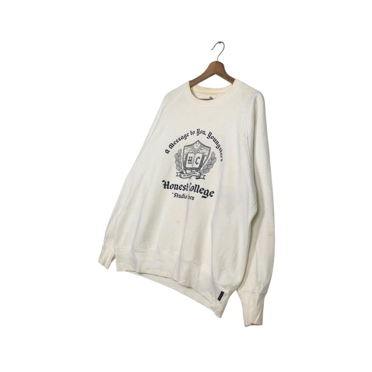 GU 📌Vintage Sweatshirt Honest College Studio Seven Big Logo Size US L / EU 52-54 / 3 - 3 Thumbnail