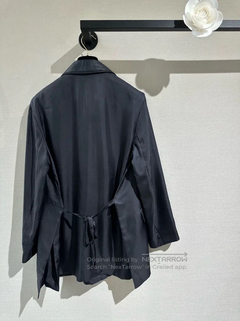 Hermes Hermes 24-Year-Old Mulberry Silk and Sheepskin Patchwork J Size XS / US 0-2 / IT 36-38 - 4 Thumbnail