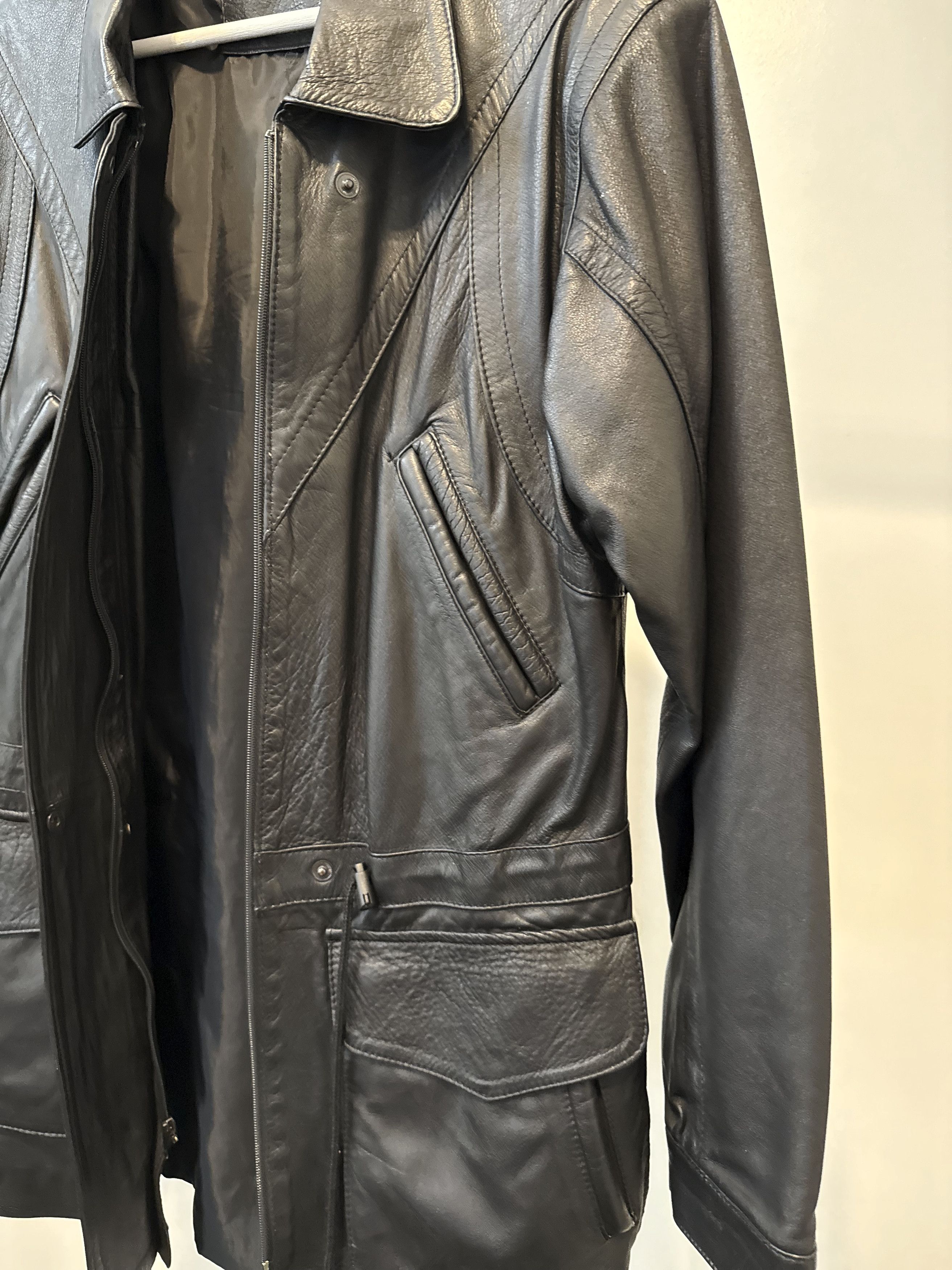 Yves Saint Laurent Leather Field Jacket - Inspired by Saint Laurent Size US XS / EU 42 / 0 - 2 Thumbnail