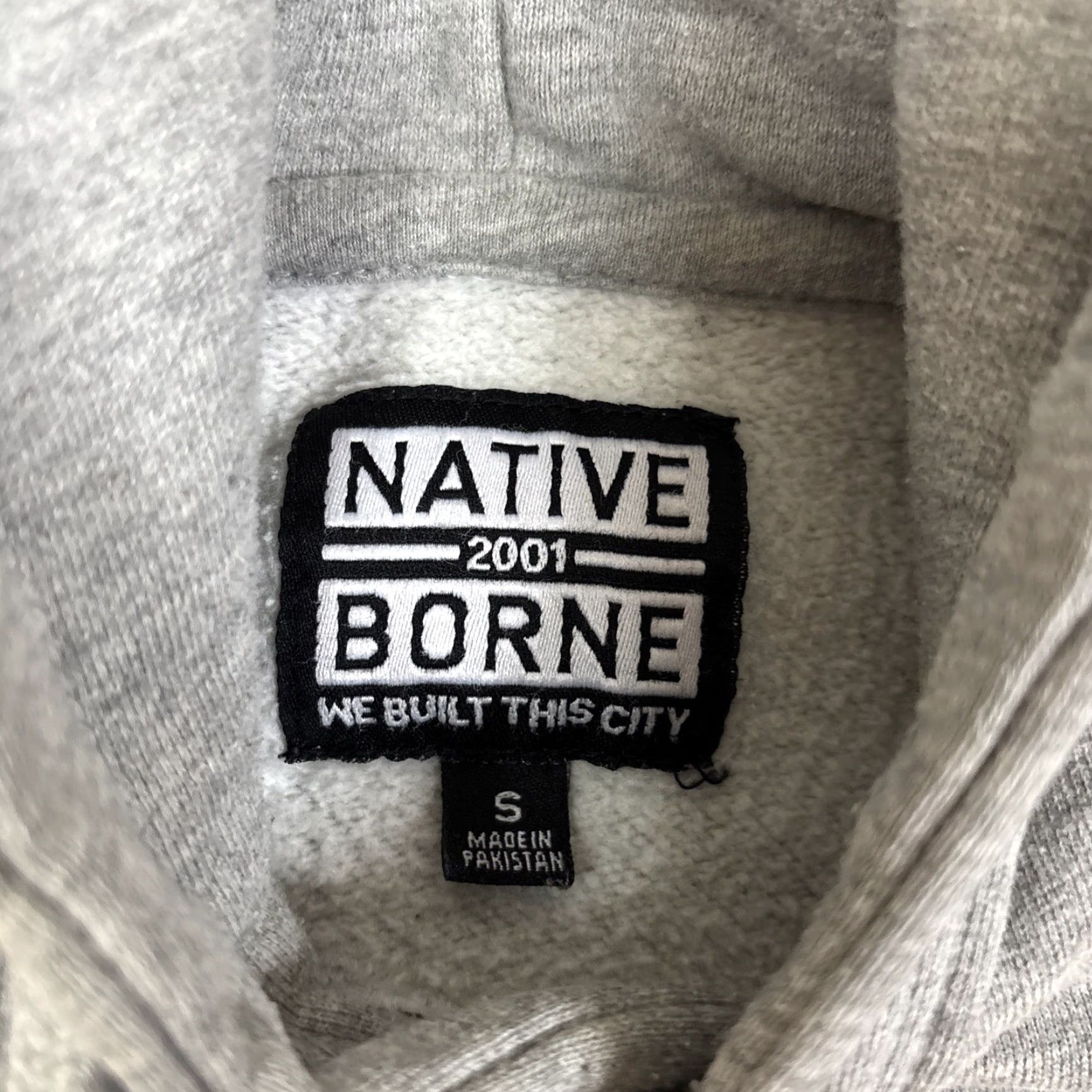 Native Native Borne Pullover Hoodie Men’s Small Gray Thunderbird Embroidery Size US S / EU 44-46 / 1 - 3 Thumbnail