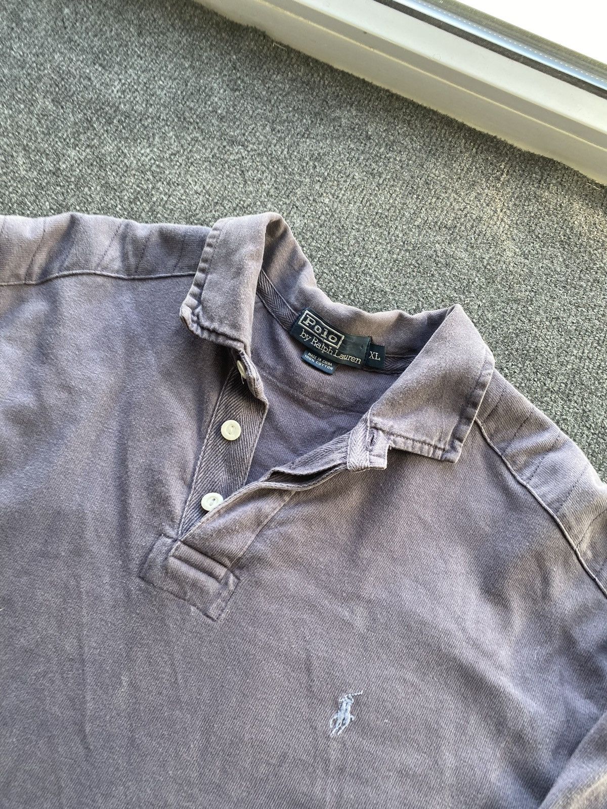 Polo Ralph Lauren 🔥Vntg Ralph Lauren Polo rugby sun faded long sleeve Size US XL / EU 56 / 4 - 3 Thumbnail