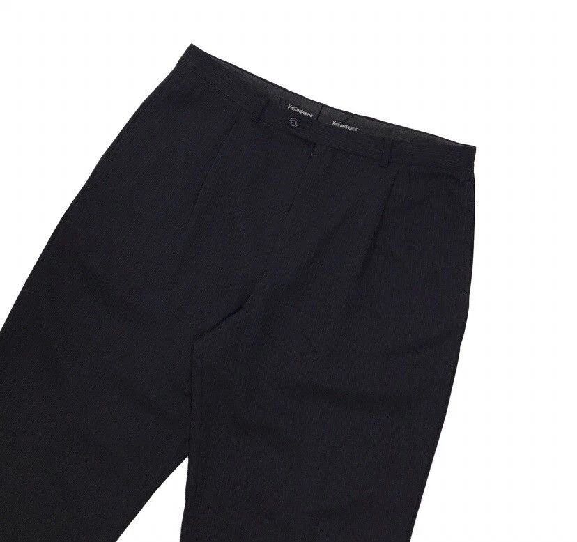Yves Saint Laurent Yves Saint Laurent YSL Striped Wool Trousers R54 Size 54R - 3 Thumbnail