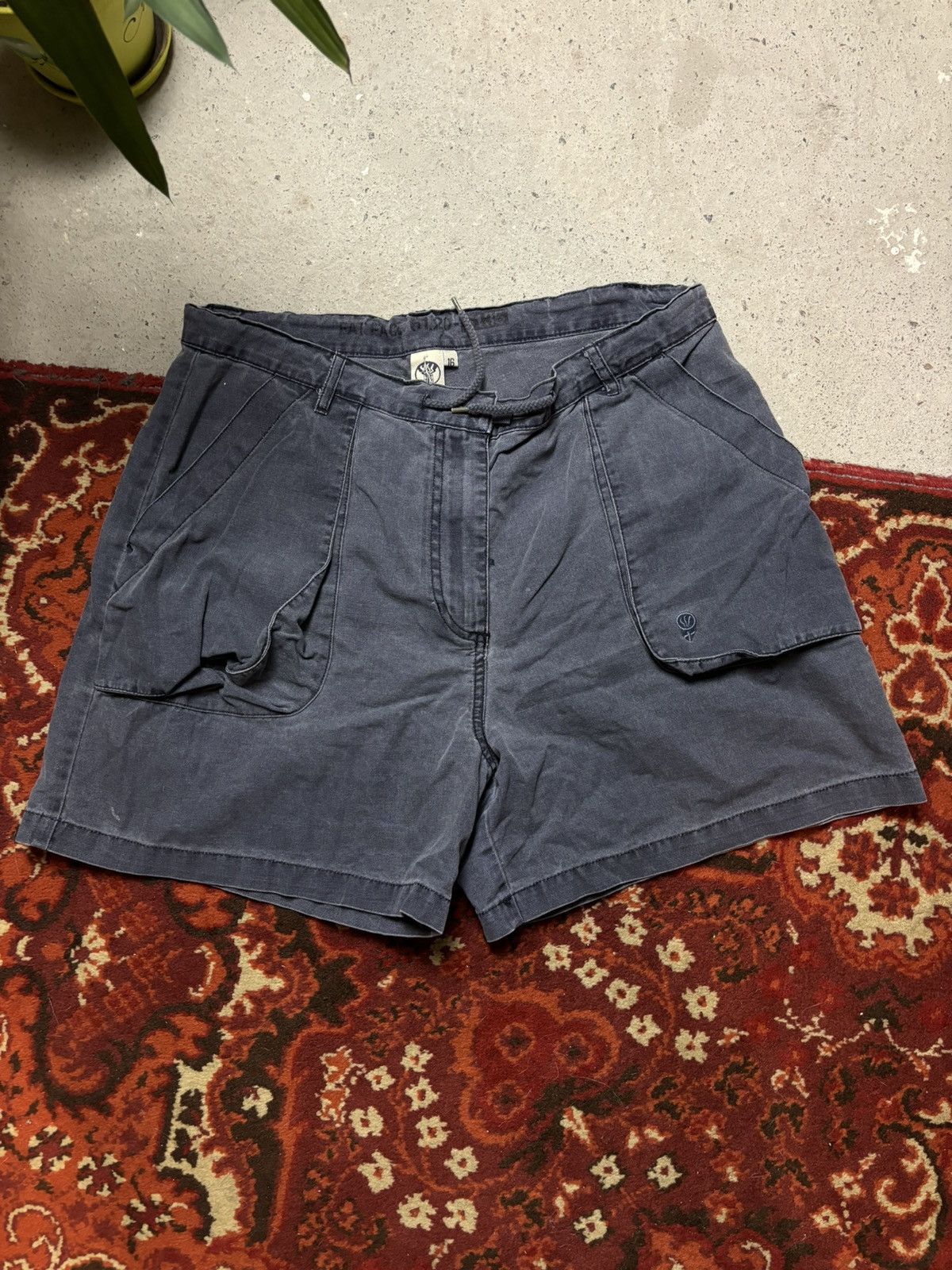 FatFace × Japanese Brand × Vintage Original FatFace y2k vintage blue cotton shorts Size 38" / US 16 / IT 52 - 1 Thumbnail
