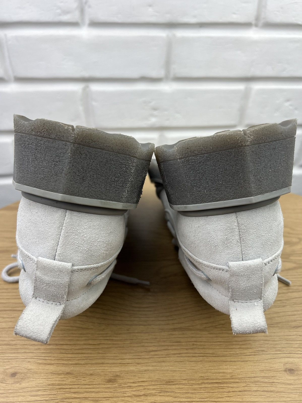 Off-White OFF-WHITE Derby Suede Boat Shoes SPONGE Rubber Sole Gray Size US 8 / EU 41 - 12 Thumbnail