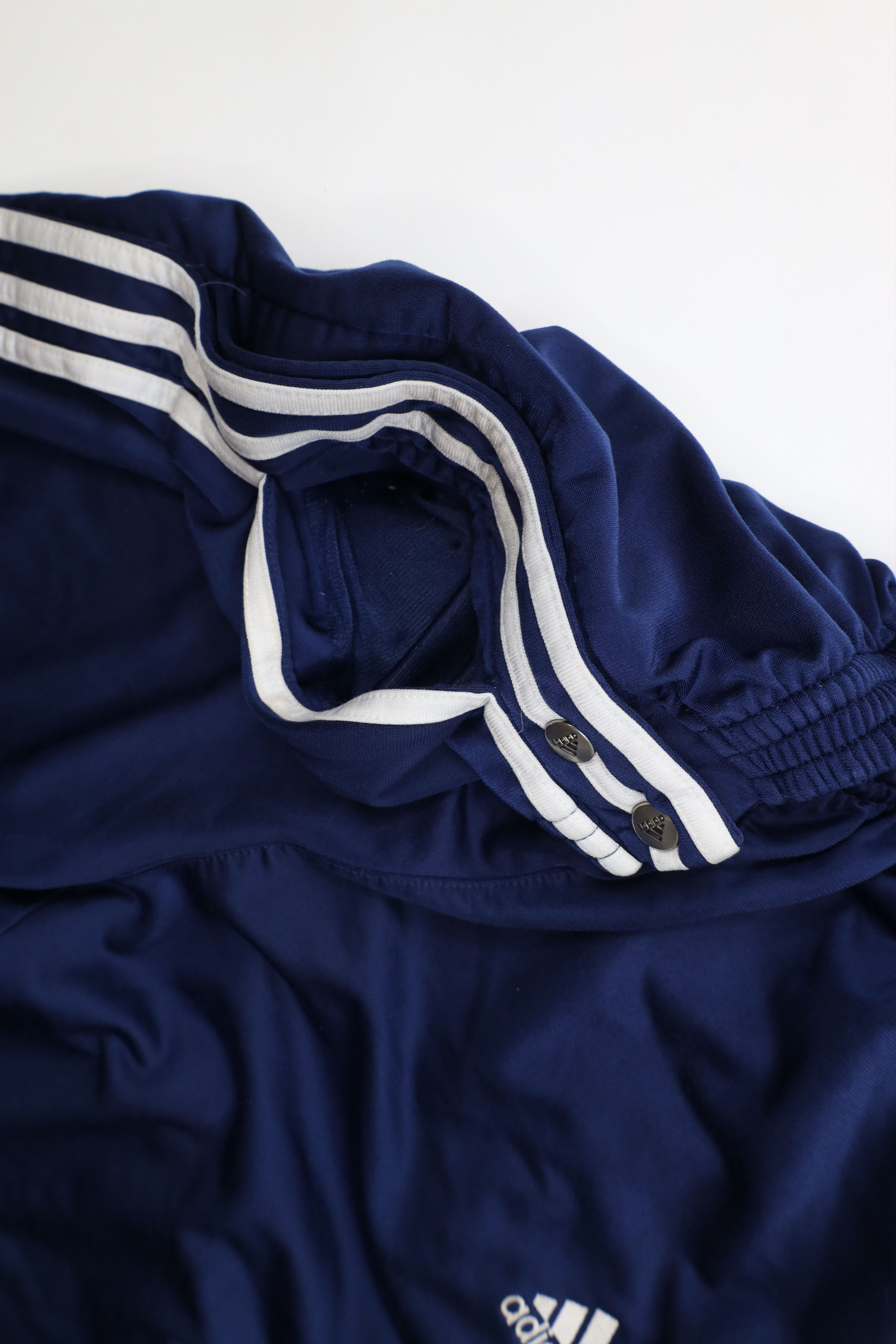 Adidas × Vintage Vintage 90s Adidas Spell Out Striped Tearaway Sweatpants Size US 32 / EU 48 - 9 Thumbnail
