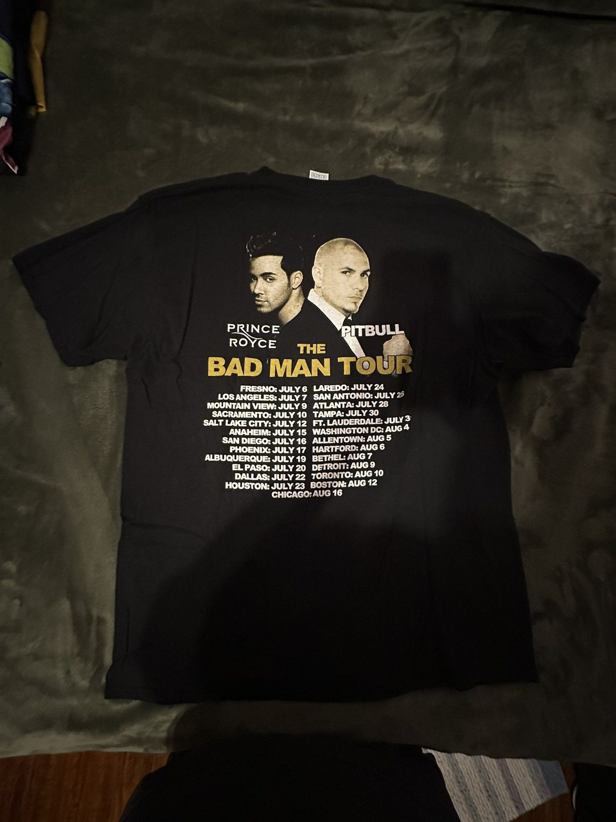 Vintage Pitbull Concert Tee Size US XL / EU 56 / 4 - 4 Thumbnail