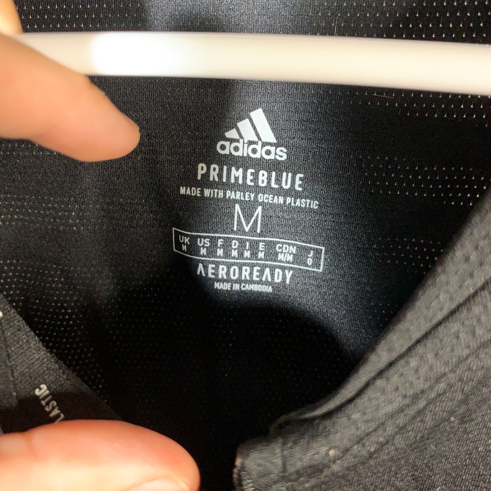 Adidas Adidas Primeblue Men's Black Short Sleeve Shrits Size M Size US M / EU 48-50 / 2 - 3 Thumbnail