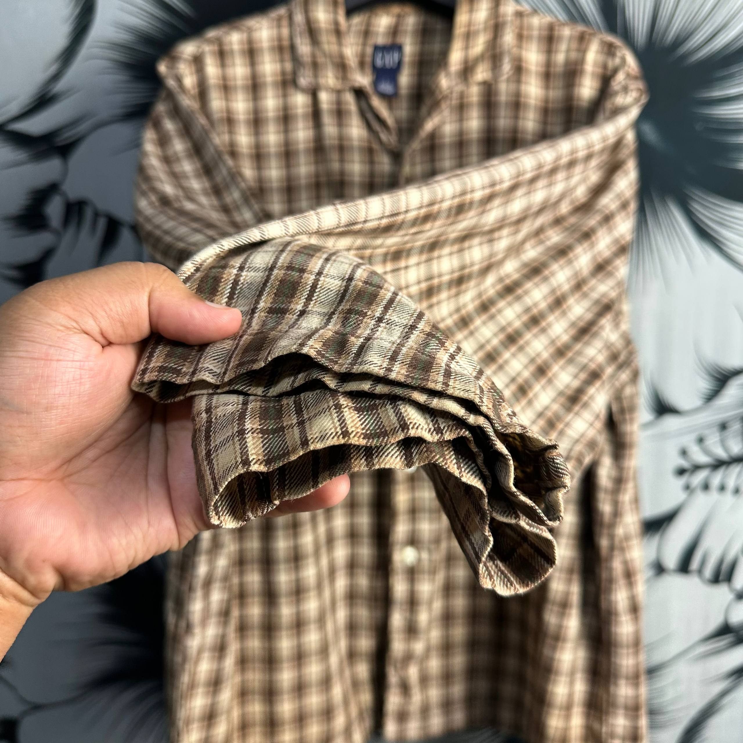 Gap Vintage Gap Plaid Check Relaxed Loose Fit Shirt Size US XL / EU 56 / 4 - 8 Thumbnail