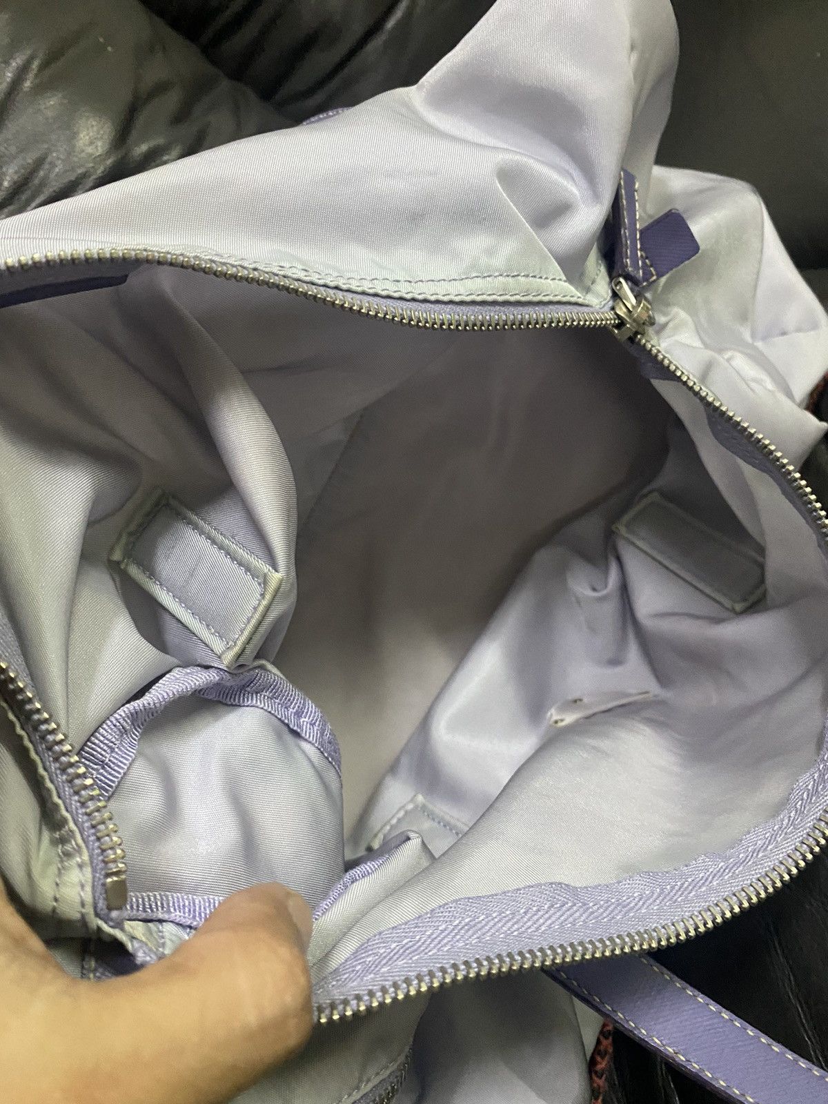 Prada Authentic Prada Tessuto Nyalon Boston Hand Bag Size ONE SIZE - 16 Thumbnail
